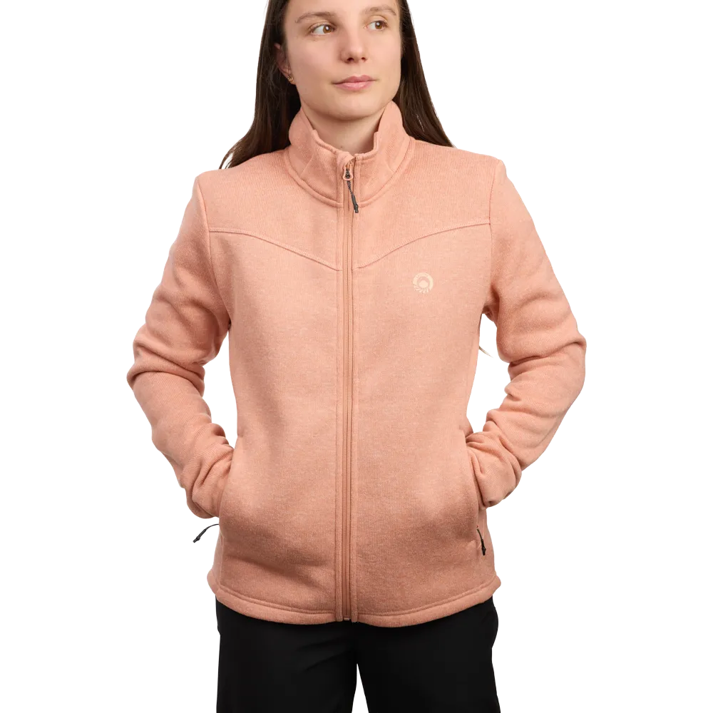 Lhotse Hana Coral polaire femme col montant chaude