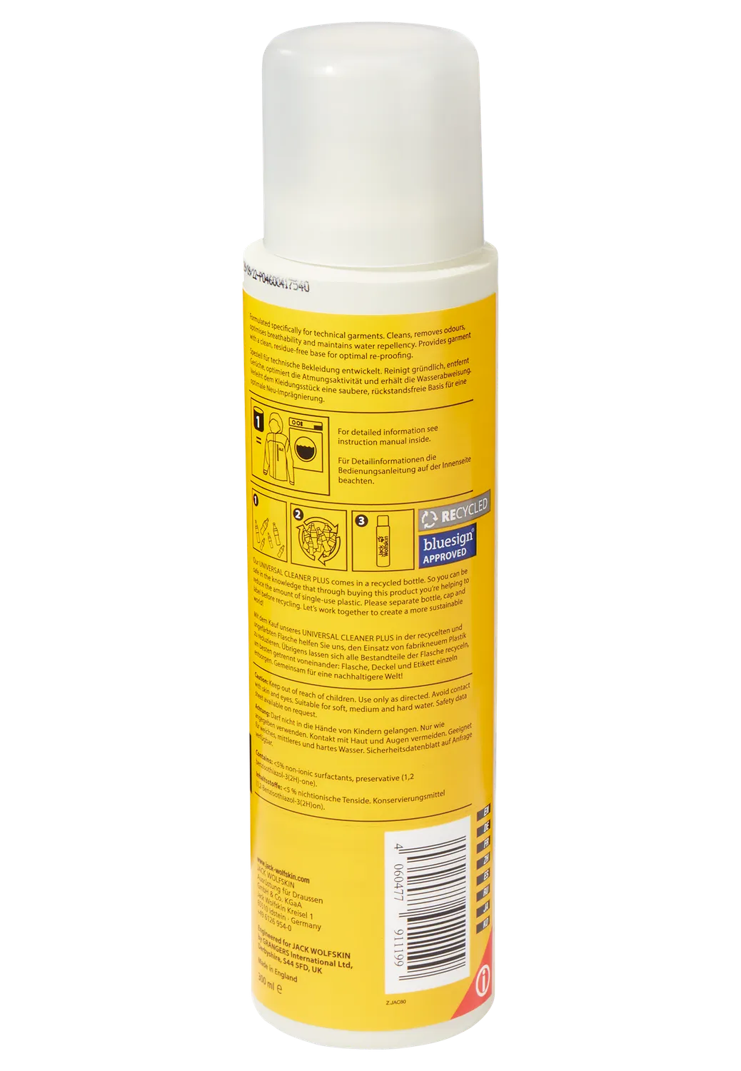 Jack Wolfskin Universal Cleaner Plus lessive textile technique