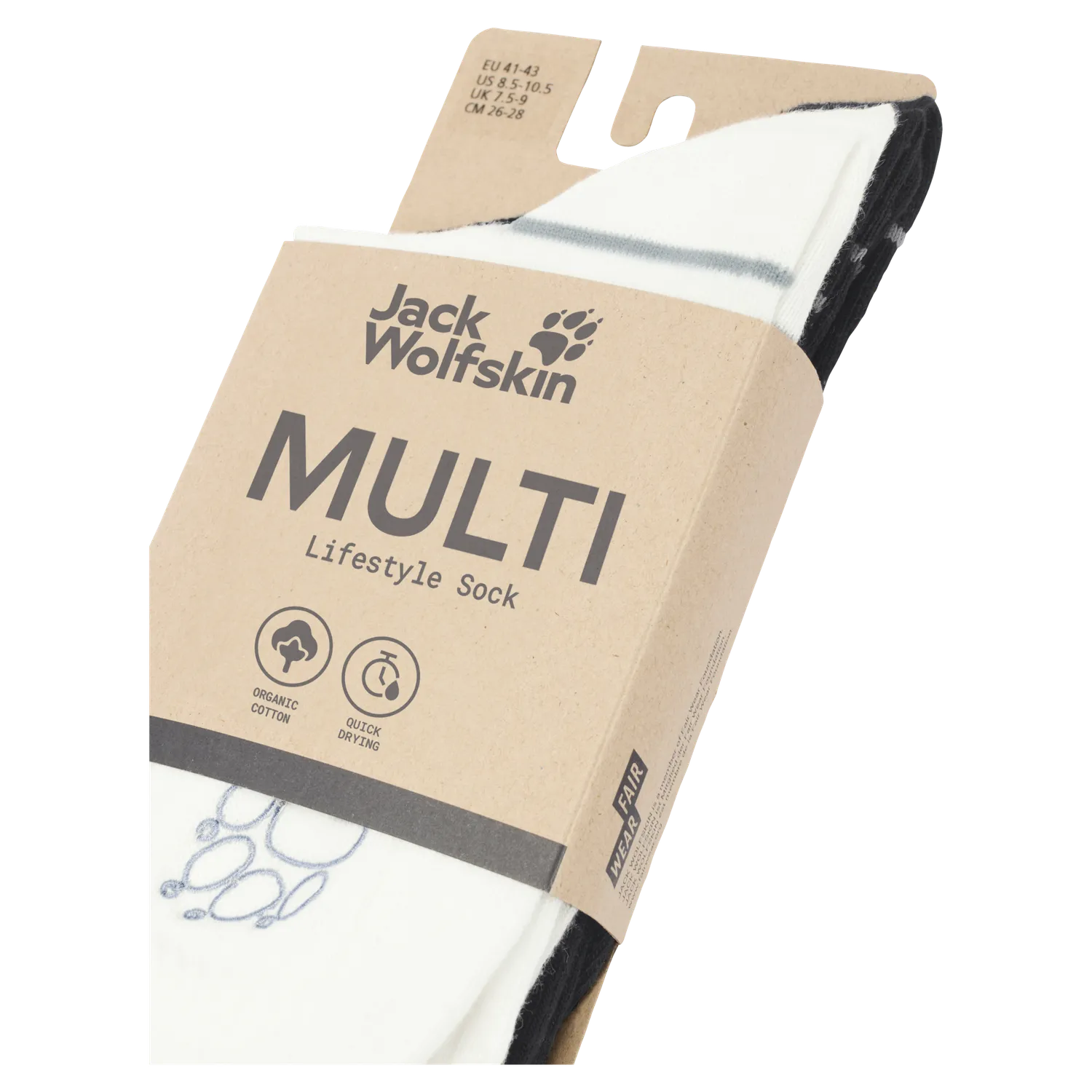 Jack Wolfskin Paw Sock CL chaussette rando séchage rapide
