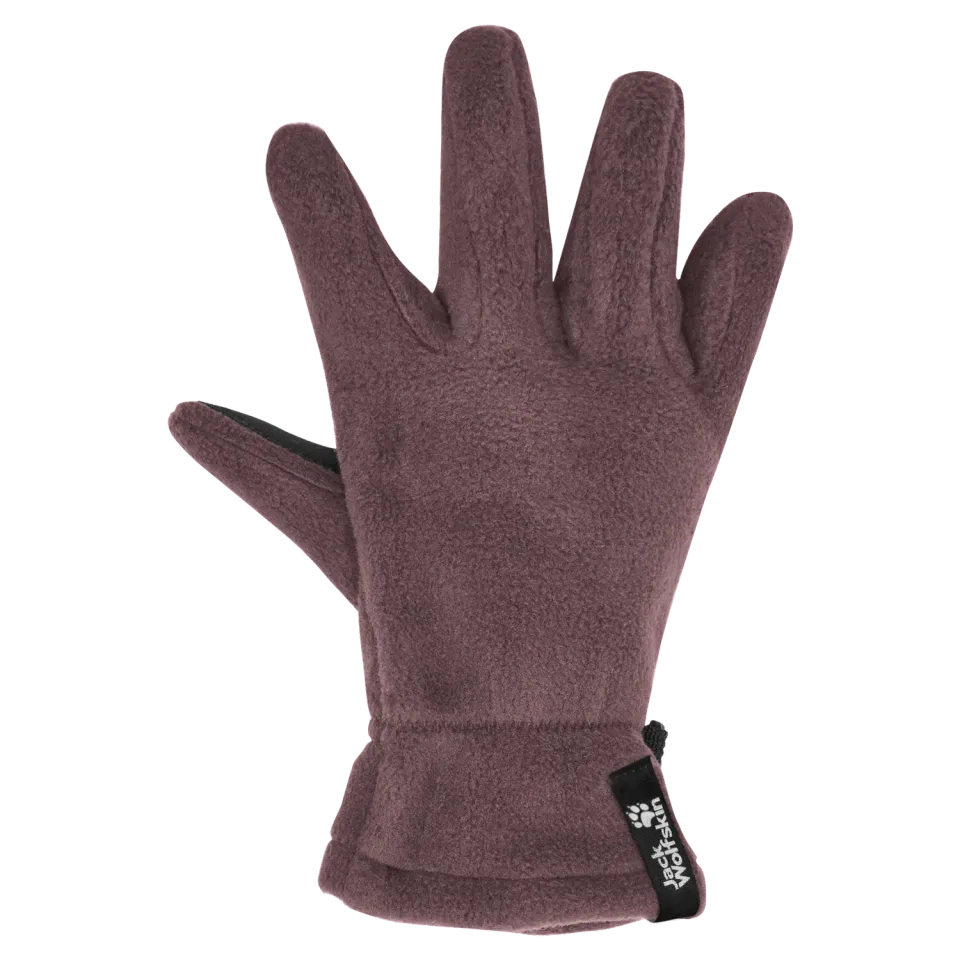 Jack Wolfskin Fleece Glove K gants polaire enfant grip paume PU