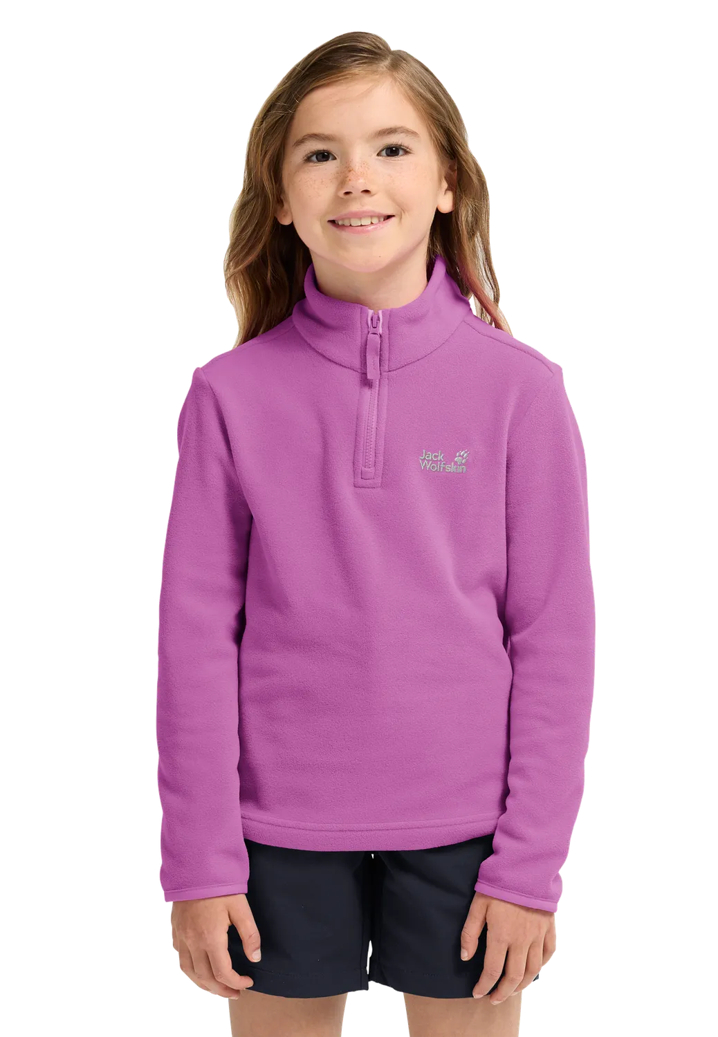 Jack Wolfskin Taunus 100 HZ K pull polaire enfant demi-zip