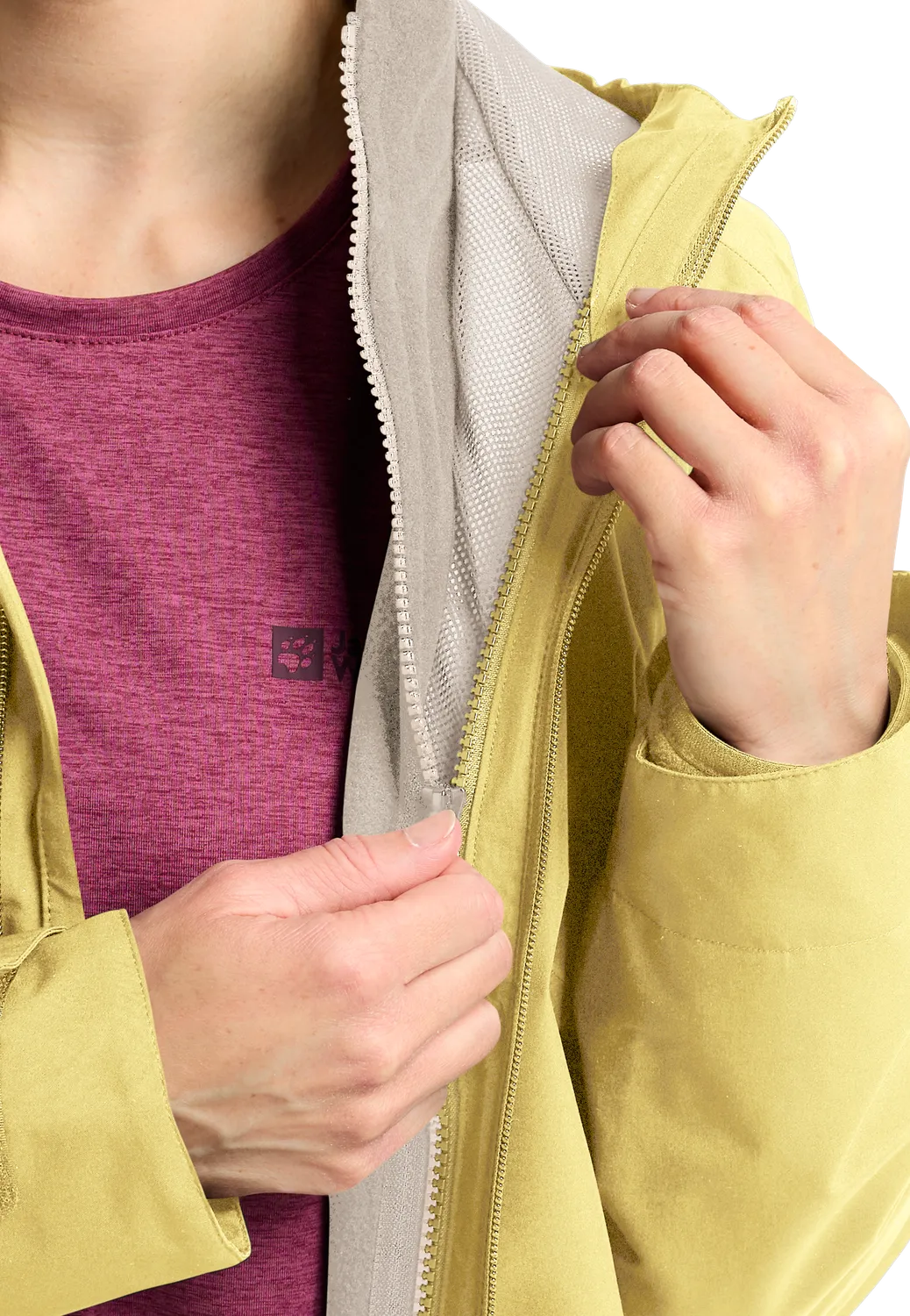 Jack Wolfskin Moonrise 3in1 Jkt W veste femme imperméable
