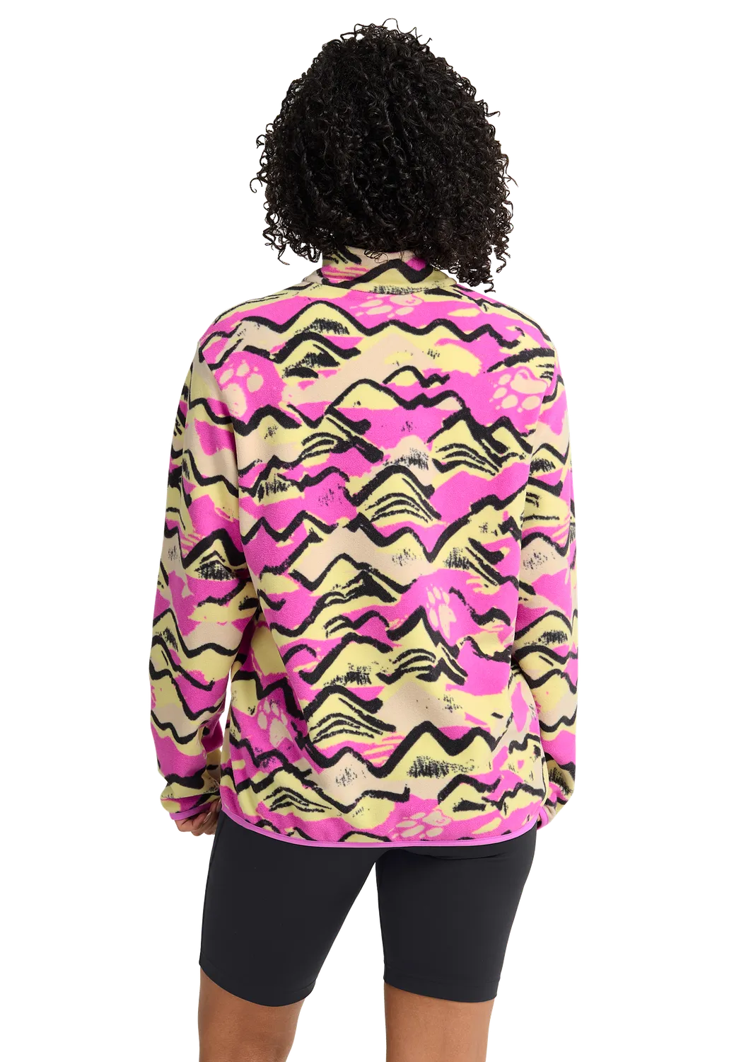 Jack Wolfskin Paw Era 100 Print polaire femme zippée
