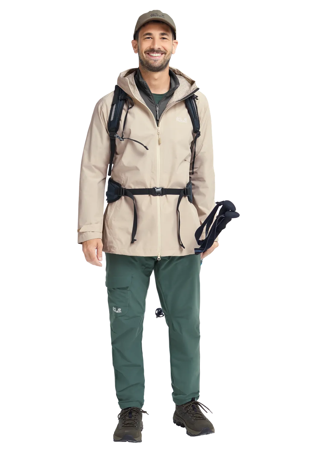Jack Wolfskin Litestride 3in1 veste homme imperméable