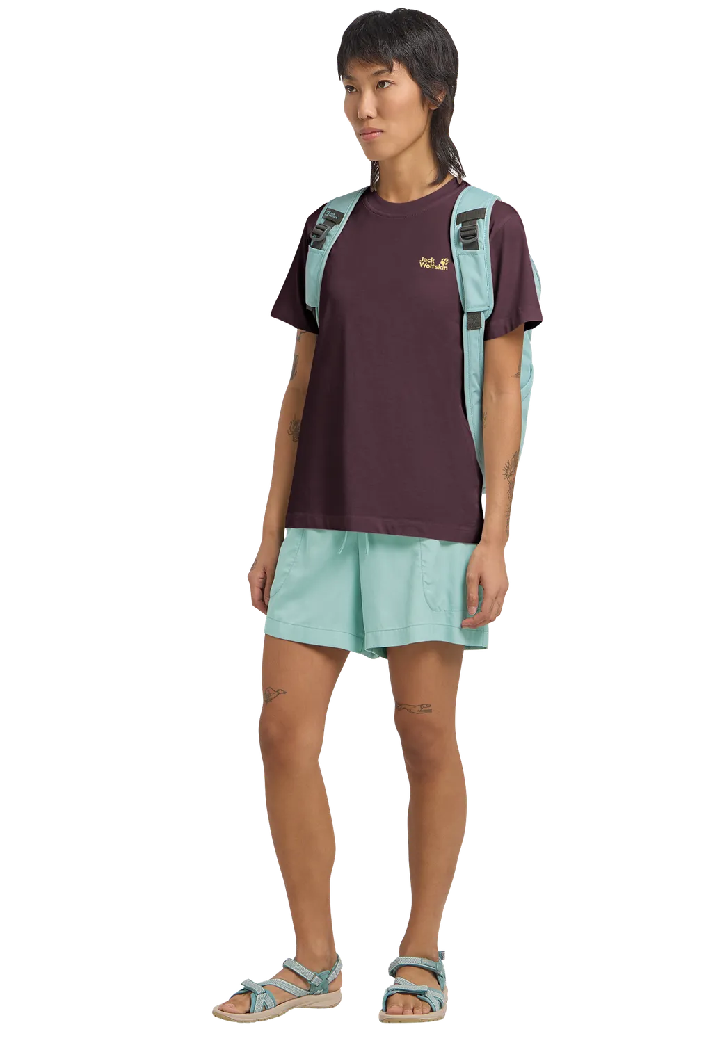 Jack Wolfskin Paw Time T t-shirt femme coton single jersey