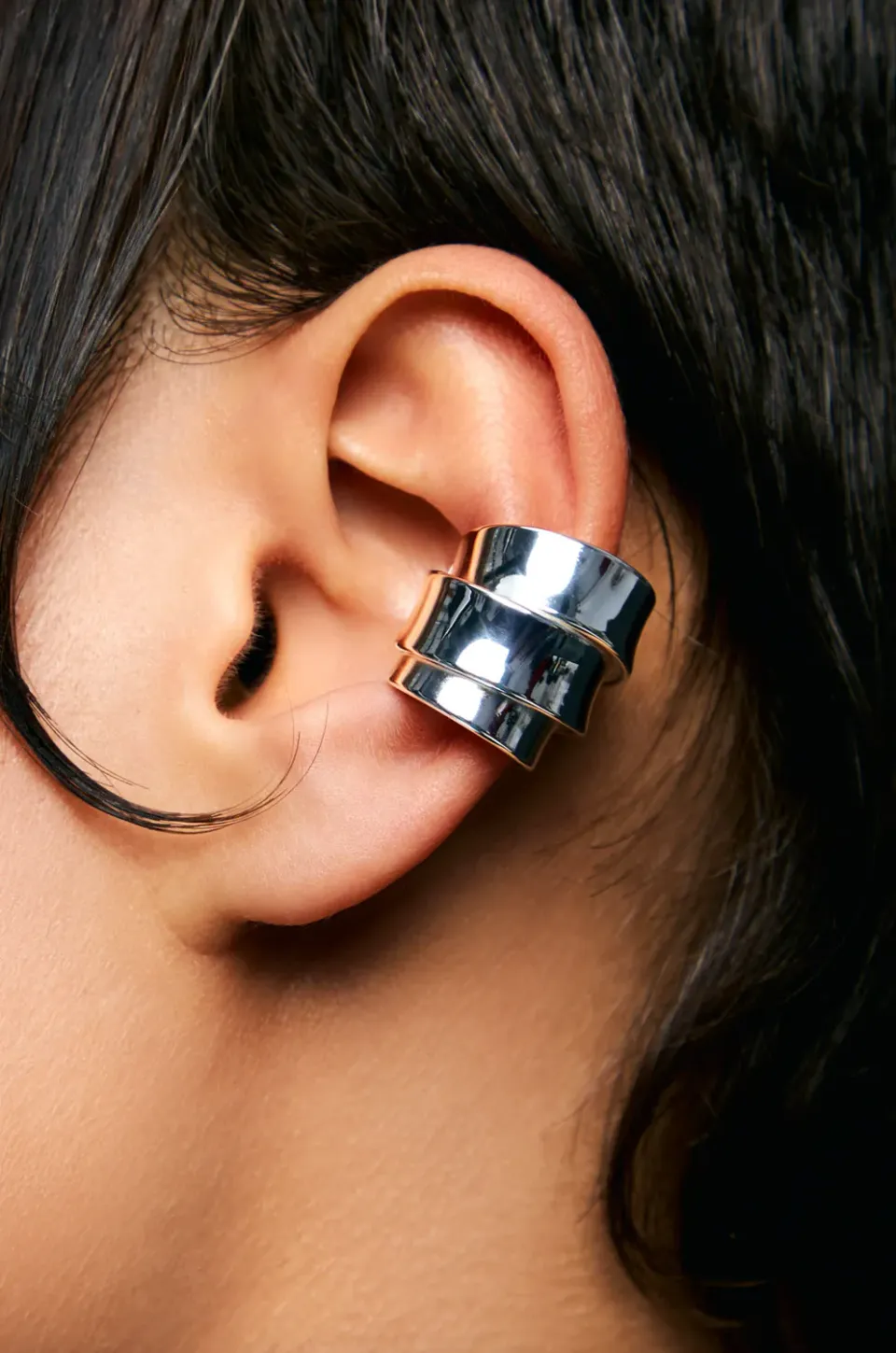 Jeanne Friot Visions Small 3-Ribbon manchette oreille argent