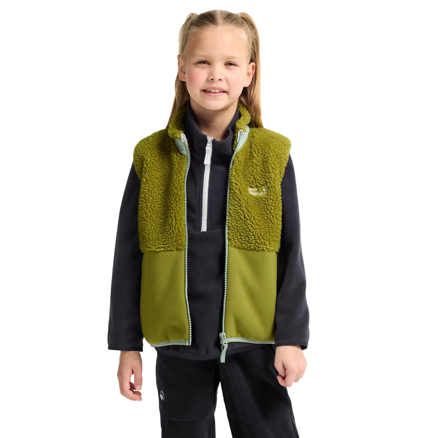 Jack Wolfskin Ice Curl Vest K gilet polaire enfant