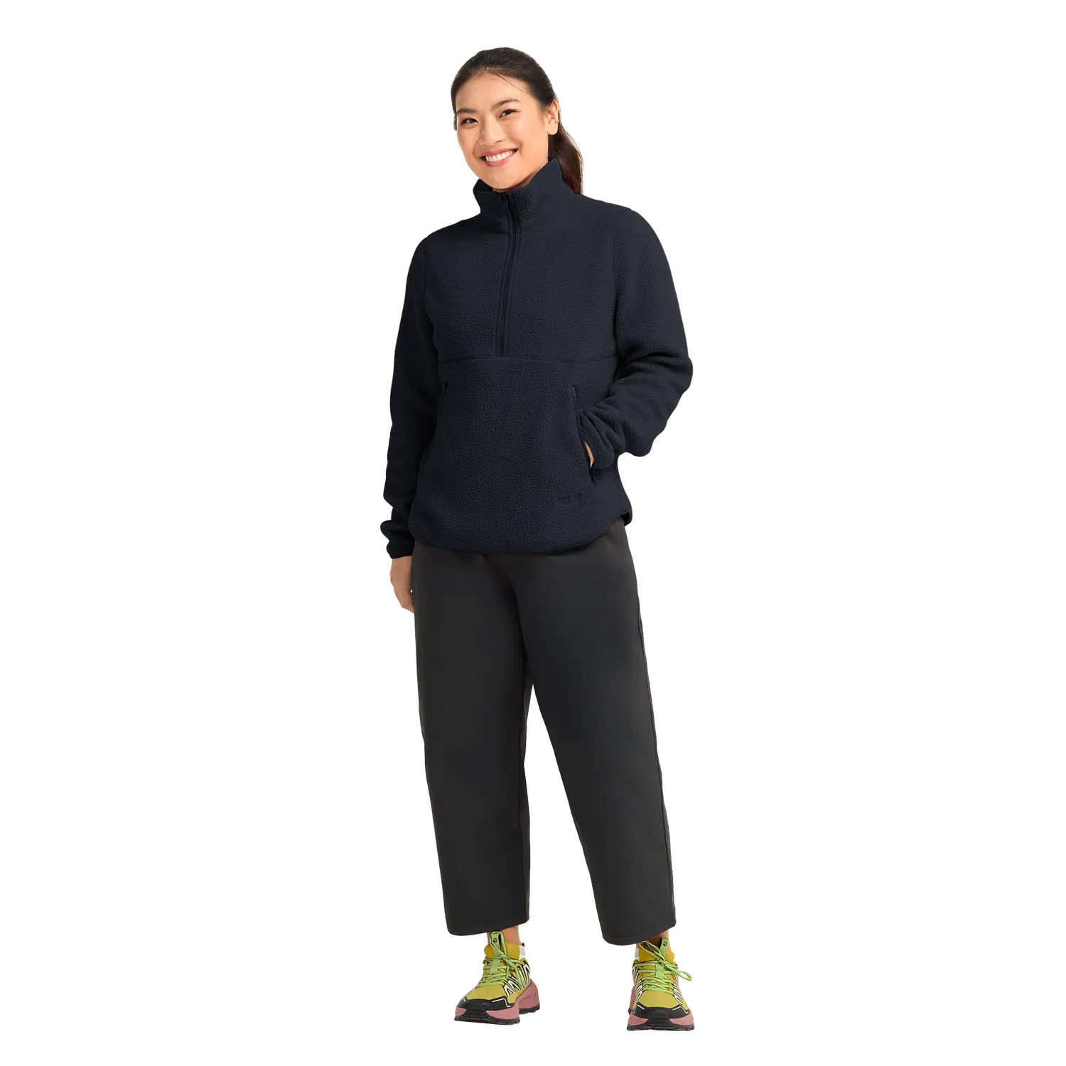 Jack Wolfskin Lite Curl HZ W polaire femme demi-zip