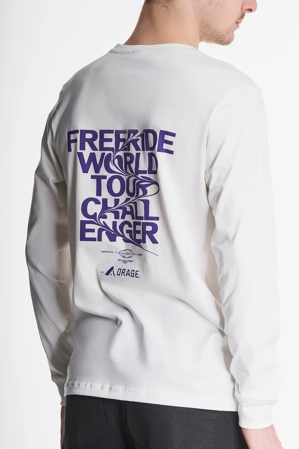 Orage FWT Challenger t-shirt manches longues blanc coton