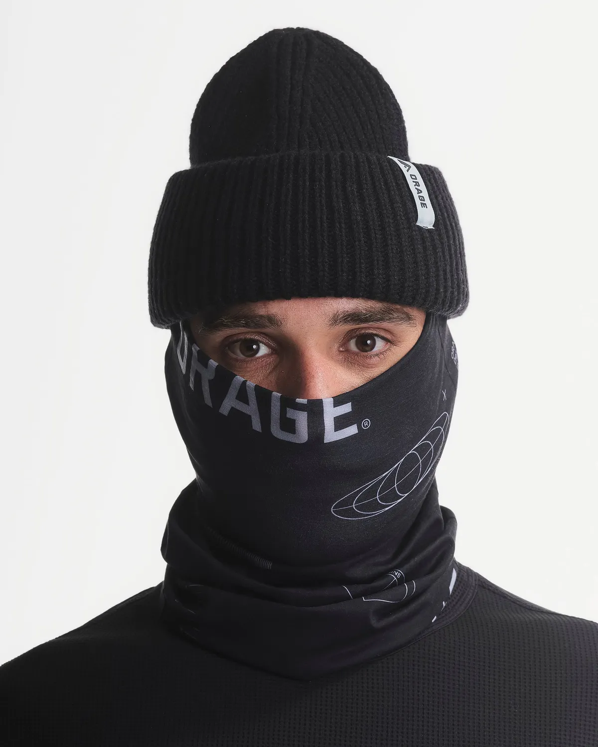 Orage Slash R50909 tour de cou noir stretch