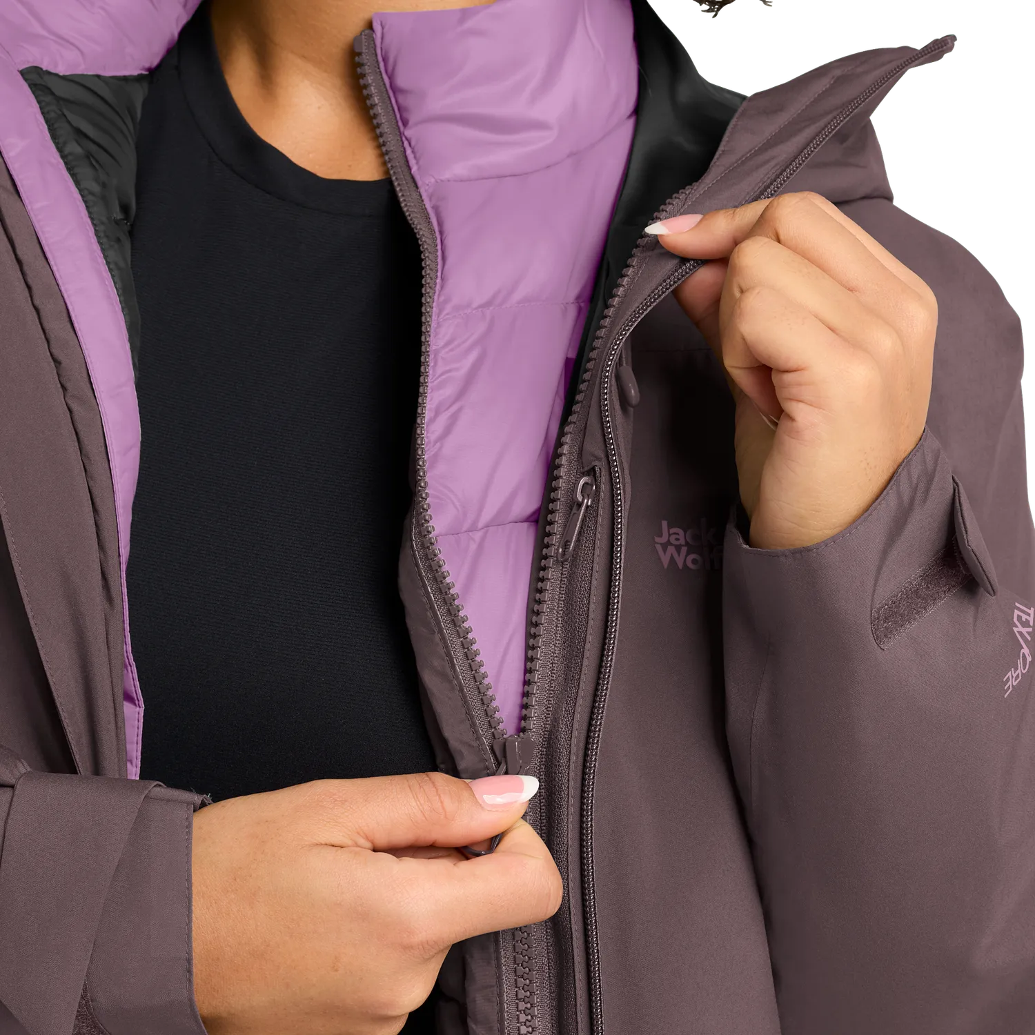 Jack Wolfskin Icecape 3in1 Down Jkt W veste femme