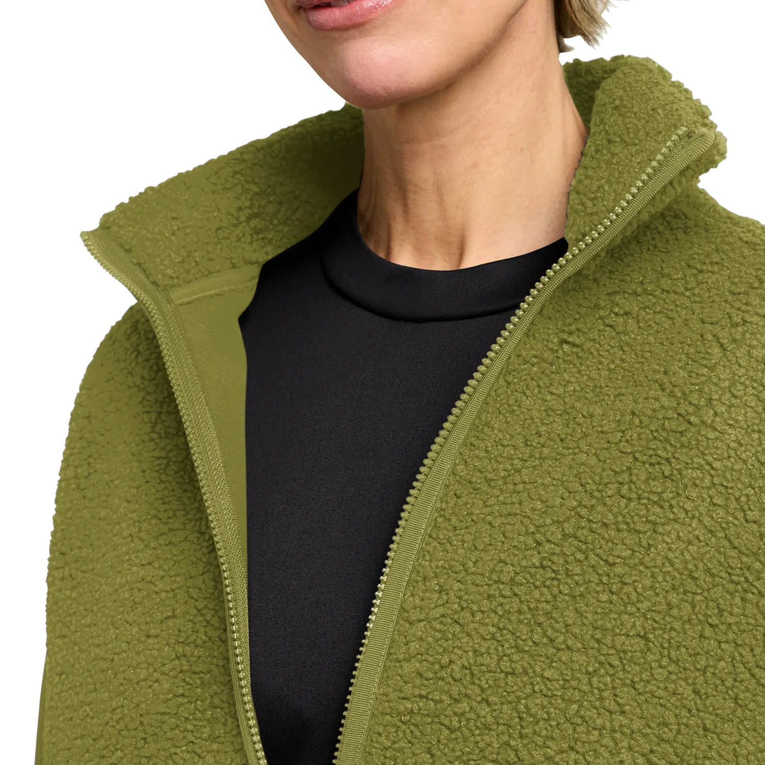 Jack Wolfskin High Curl Vest W gilet sherpa femme chaud