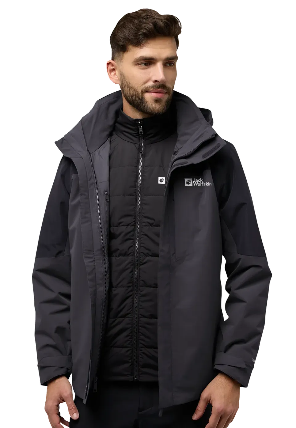 Jack Wolfskin Romberg 3in1 Jkt M veste 3-en-1 imperméable
