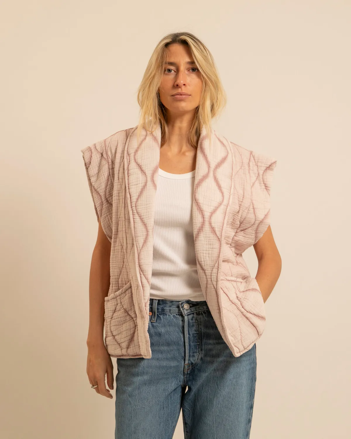 AOKYANOS Brooklyn Poudre kimono coton taille S-L