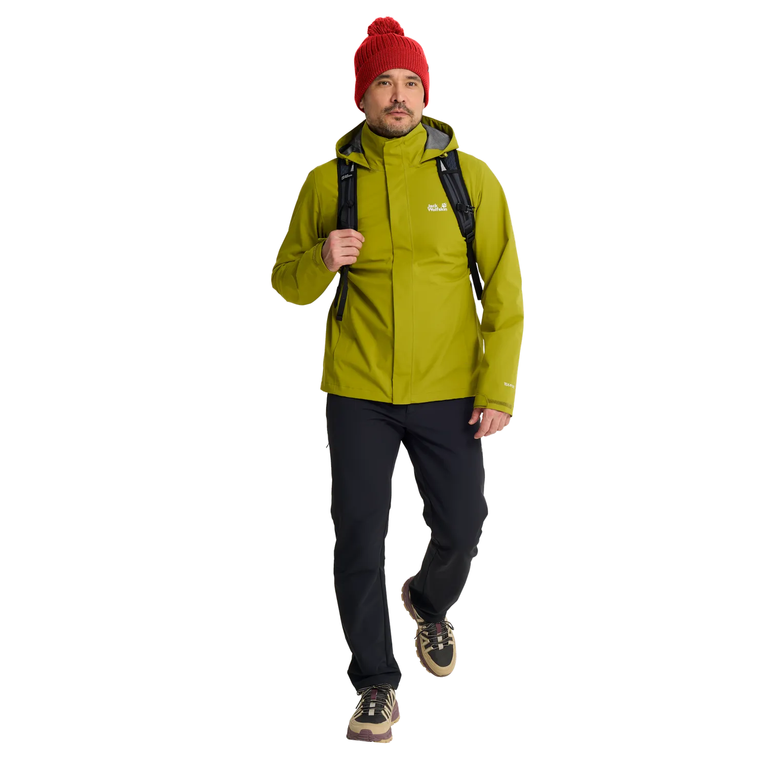 Jack Wolfskin Pom Pom Beanie bonnet laine coupe-vent