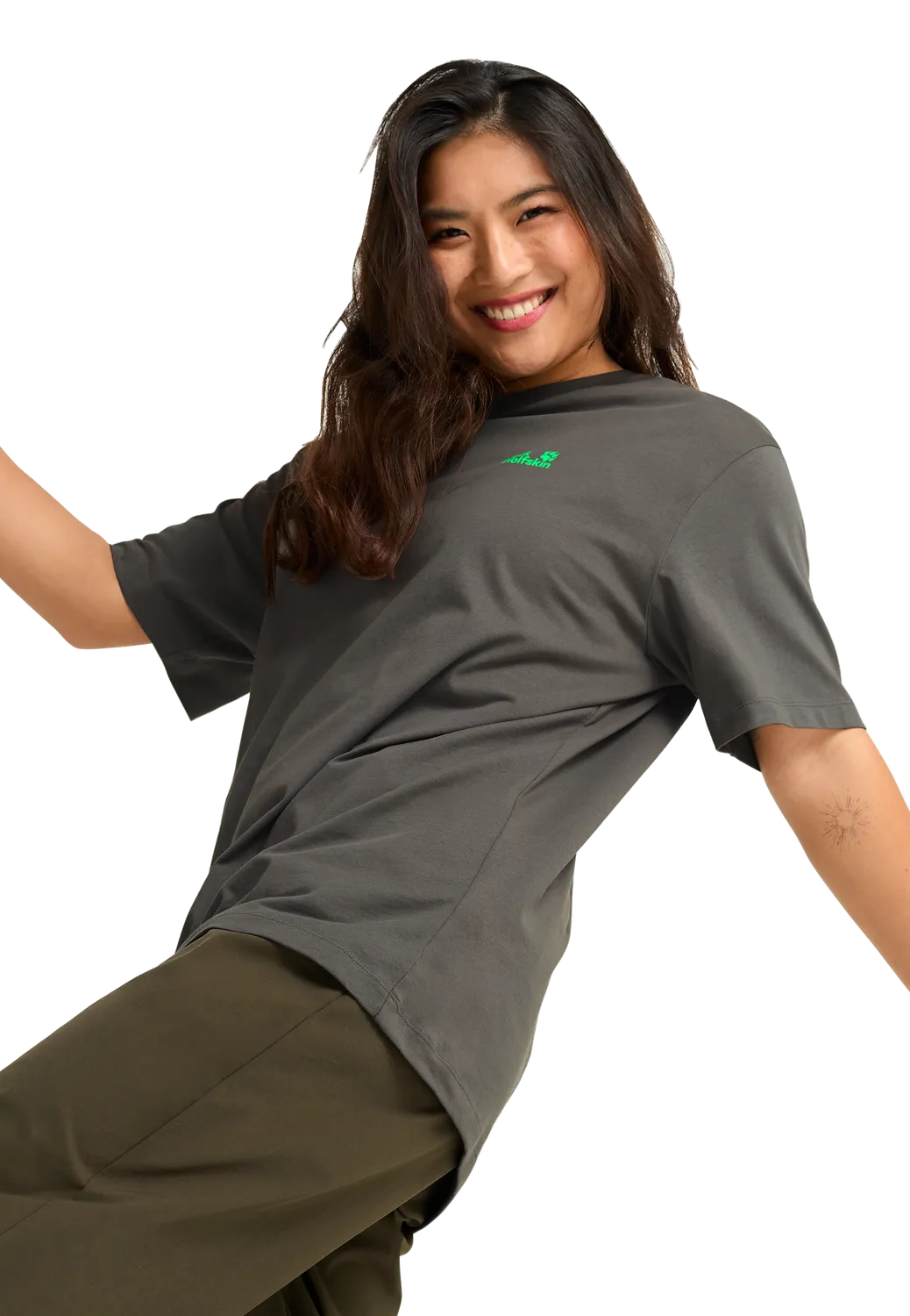 Jack Wolfskin Live Wild T T-shirt unisexe patte