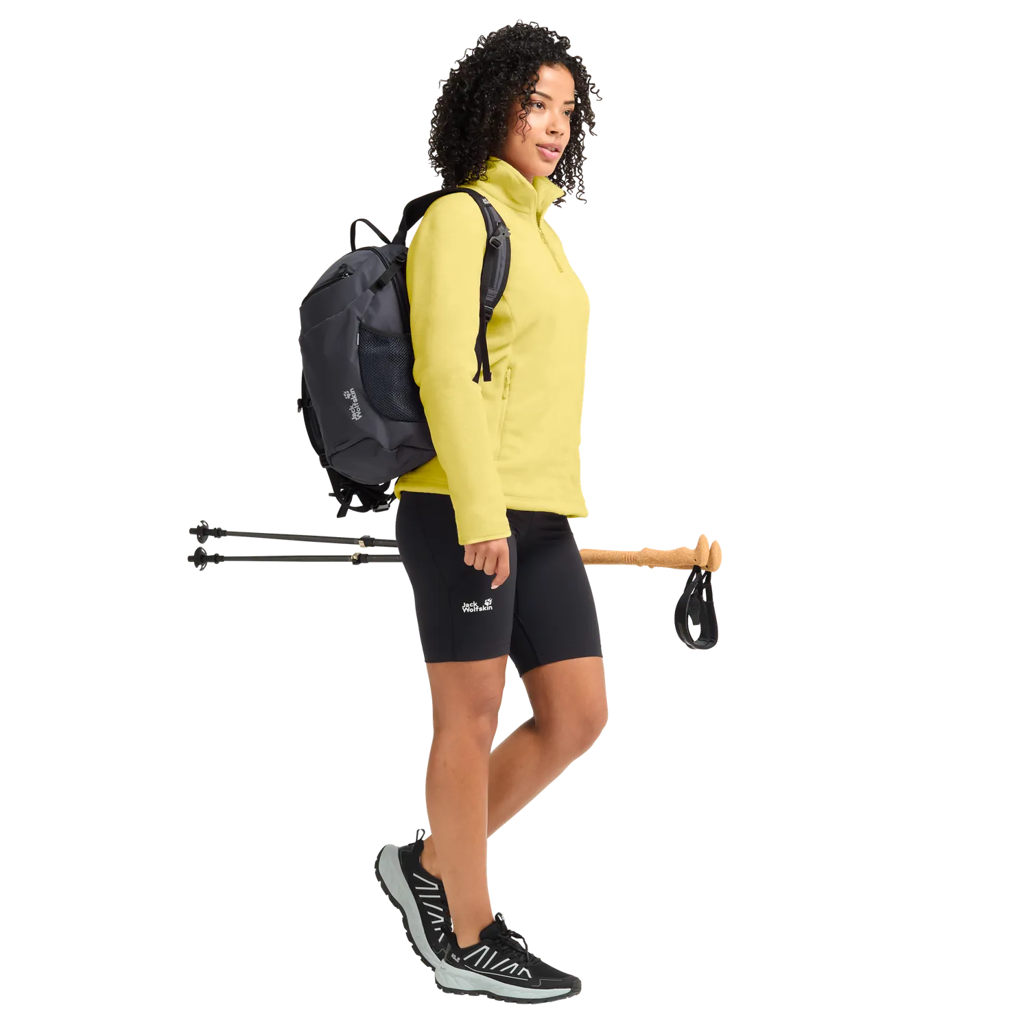 Jack Wolfskin Wild Rebel 200 HZ W pull polaire femme col zip
