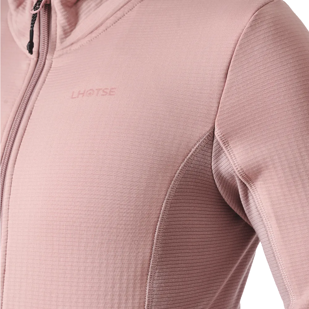 Lhotse Greta polaire Blush grid 2 poches zippées