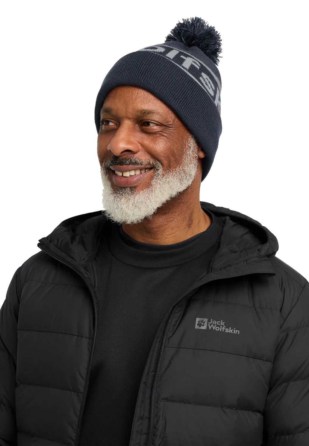 Jack Wolfskin Jack Beanie bonnet pompon acrylique