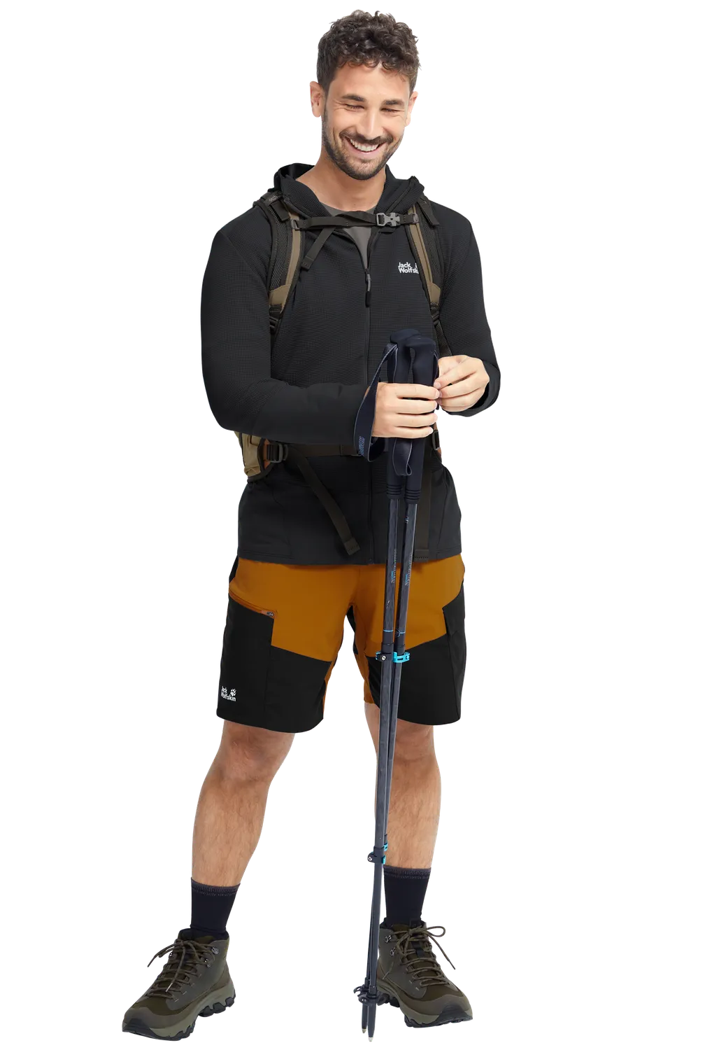 Jack Wolfskin Ridge Hike Hooded FZ M veste polaire homme capuche