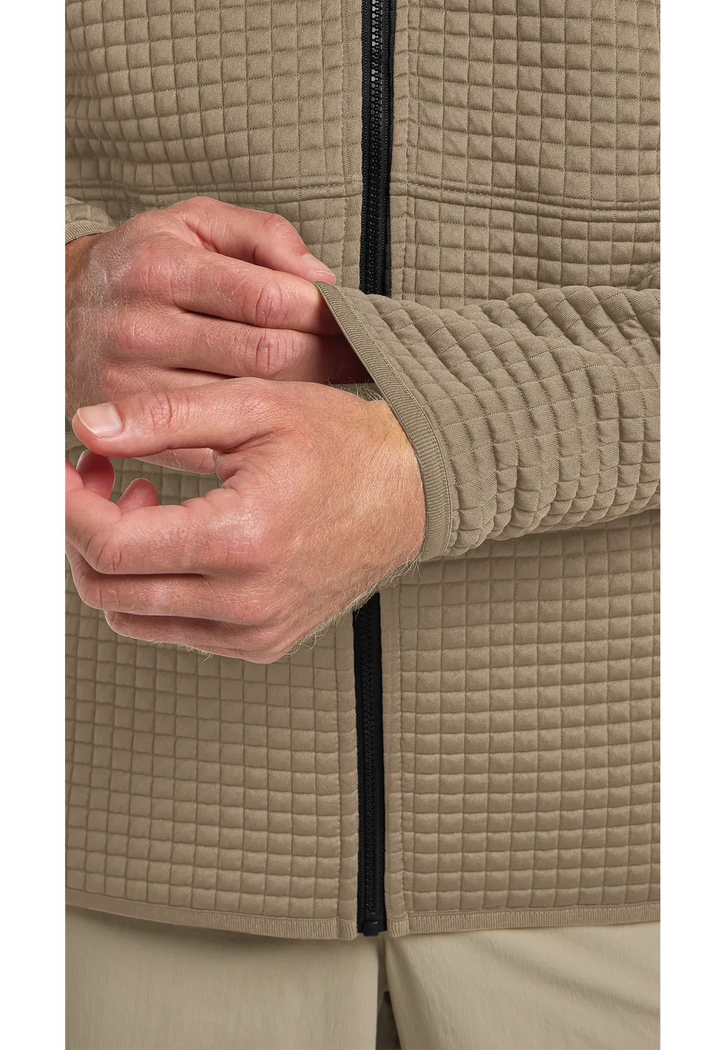Jack Wolfskin Mogari Hooded FZ M polaire homme gaufrée