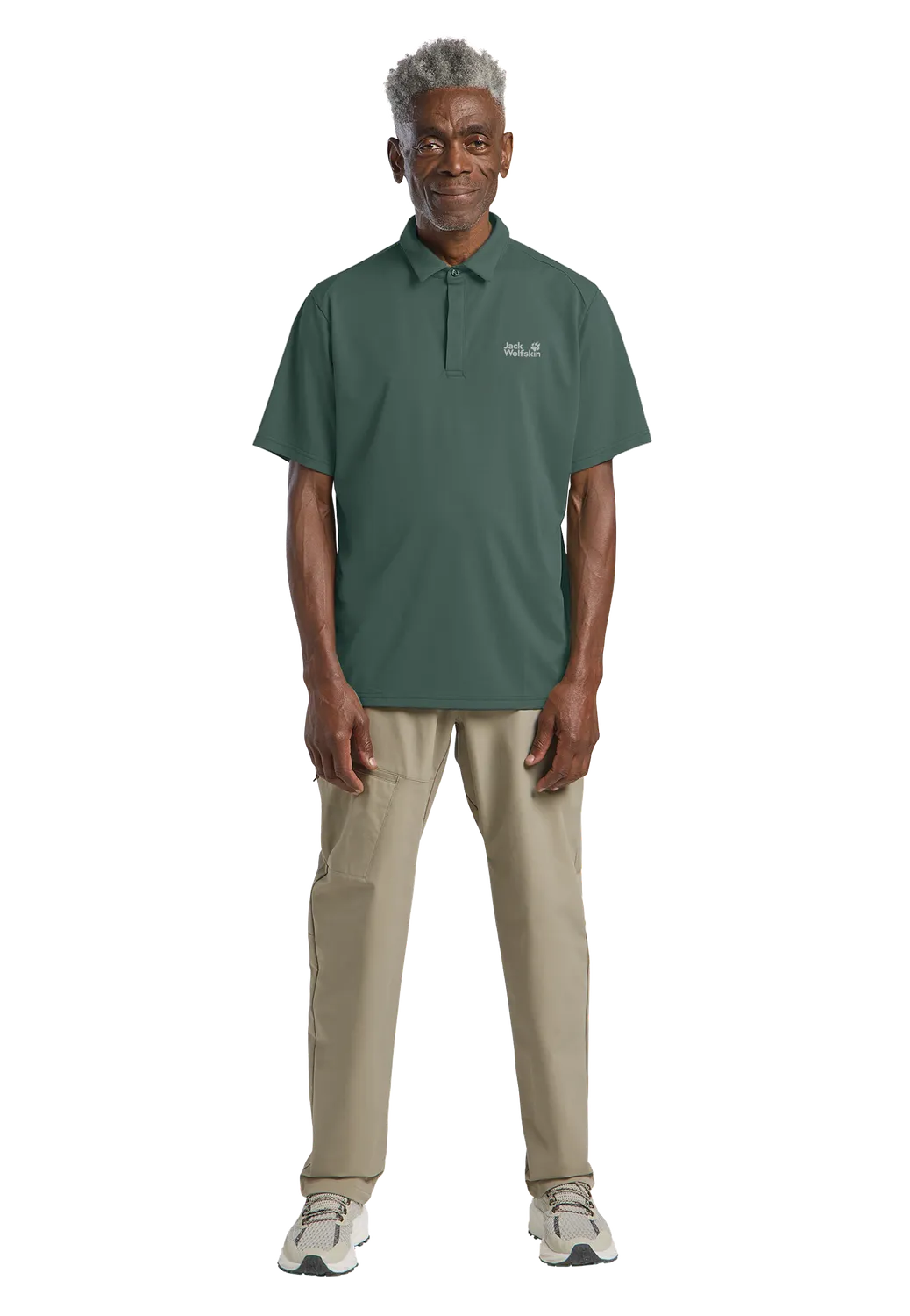 Jack Wolfskin Delgami Polo M polo homme respirant