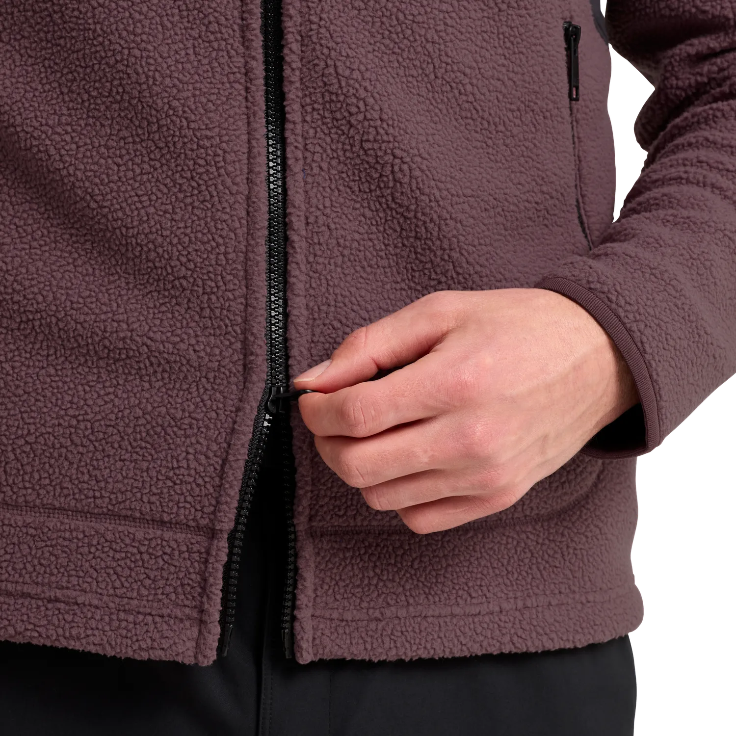 Jack Wolfskin Lite Curl Hooded FZ M polaire homme zippée
