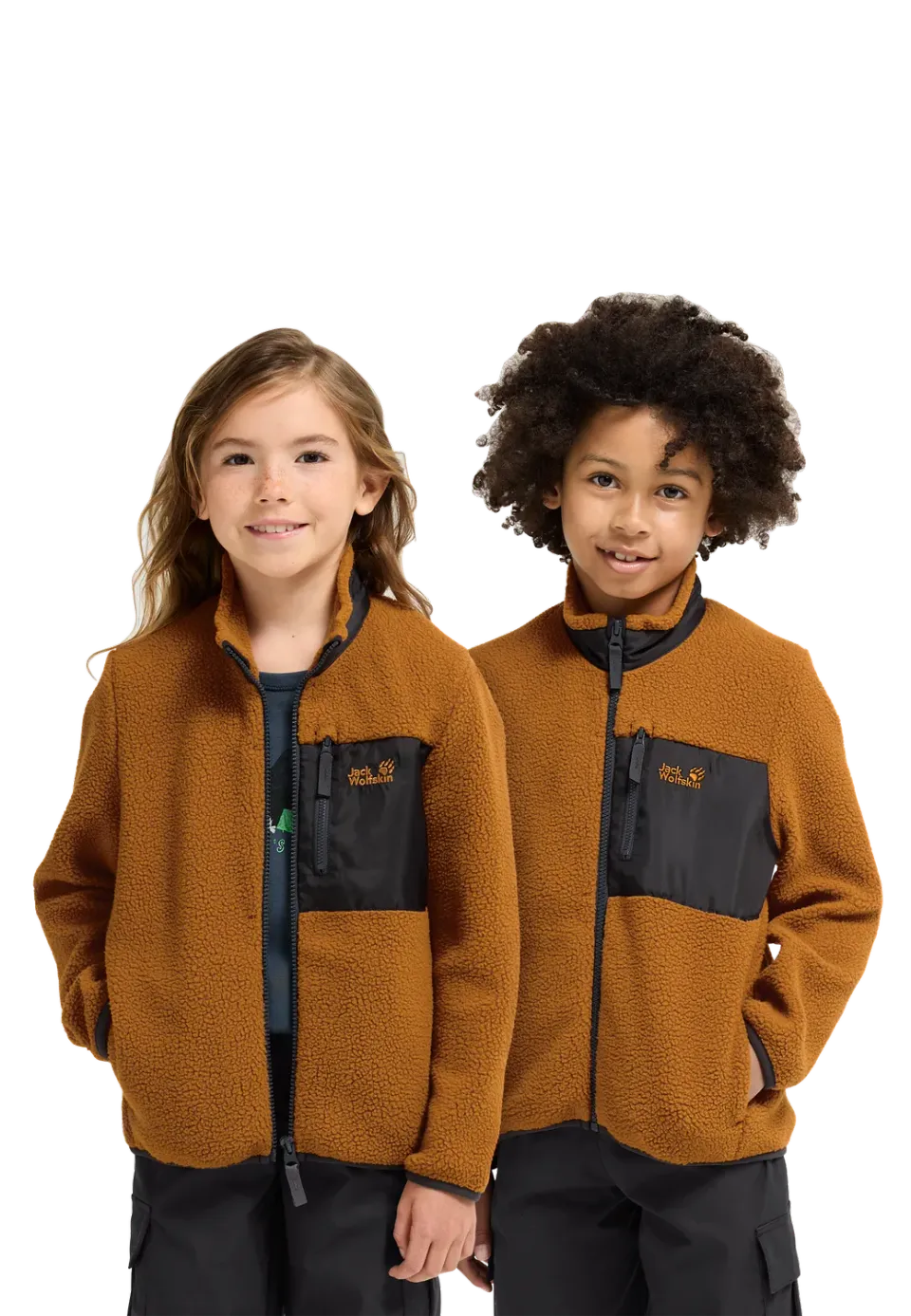 Jack Wolfskin Lite Curl FZ K veste polaire enfant chaude