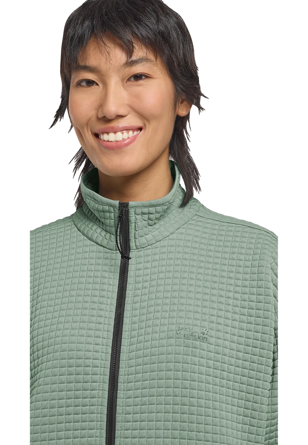 Jack Wolfskin Mogari FZ W polaire femme gaufrée stretch chaude