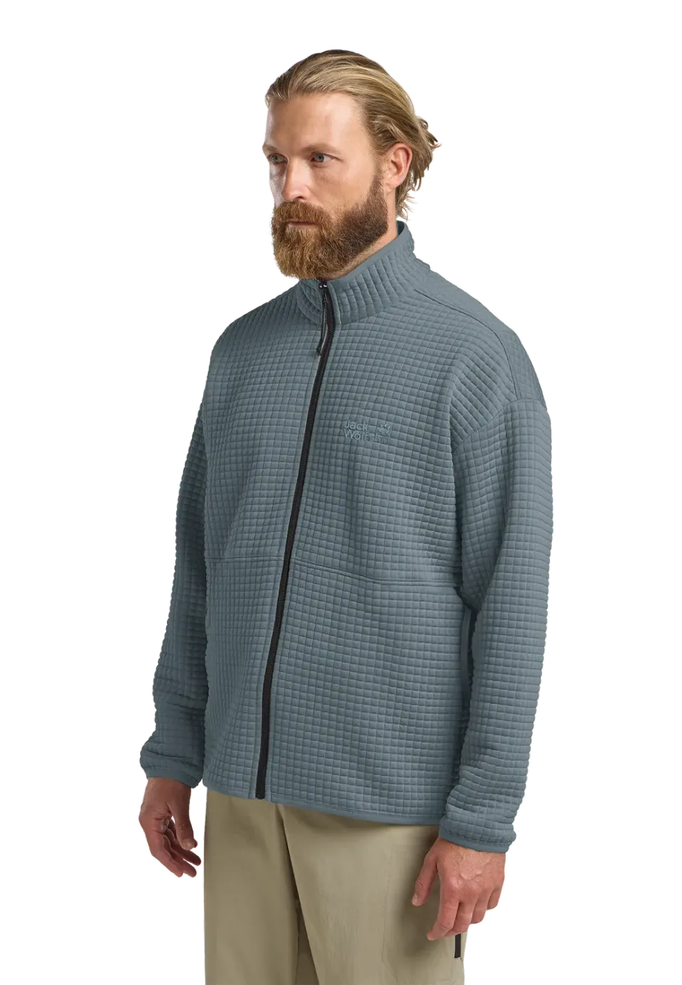 Jack Wolfskin Mogari FZ M veste polaire homme gaufrée