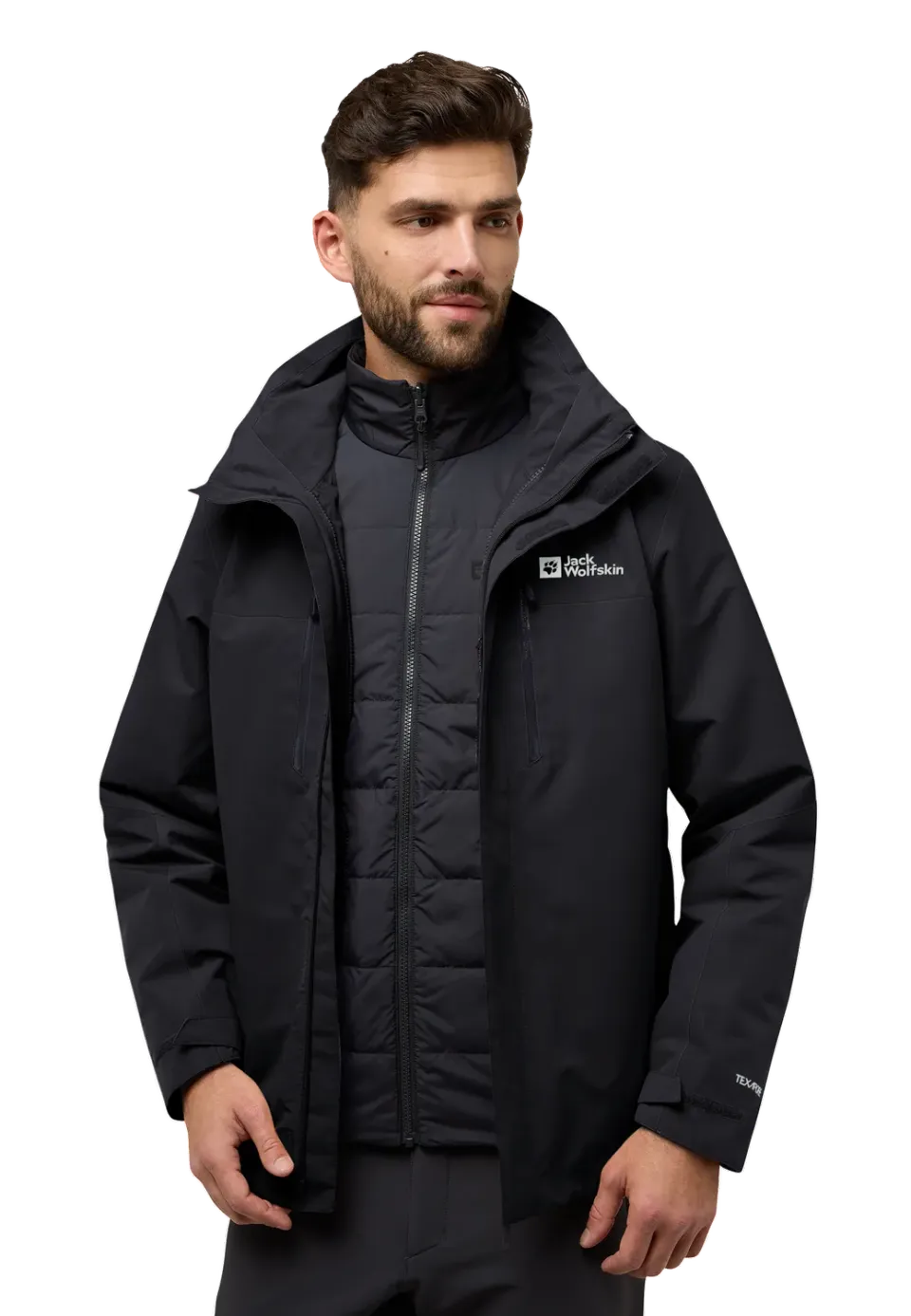 Jack Wolfskin Jasper 3in1 Jkt M veste 3-en-1 homme imperméable