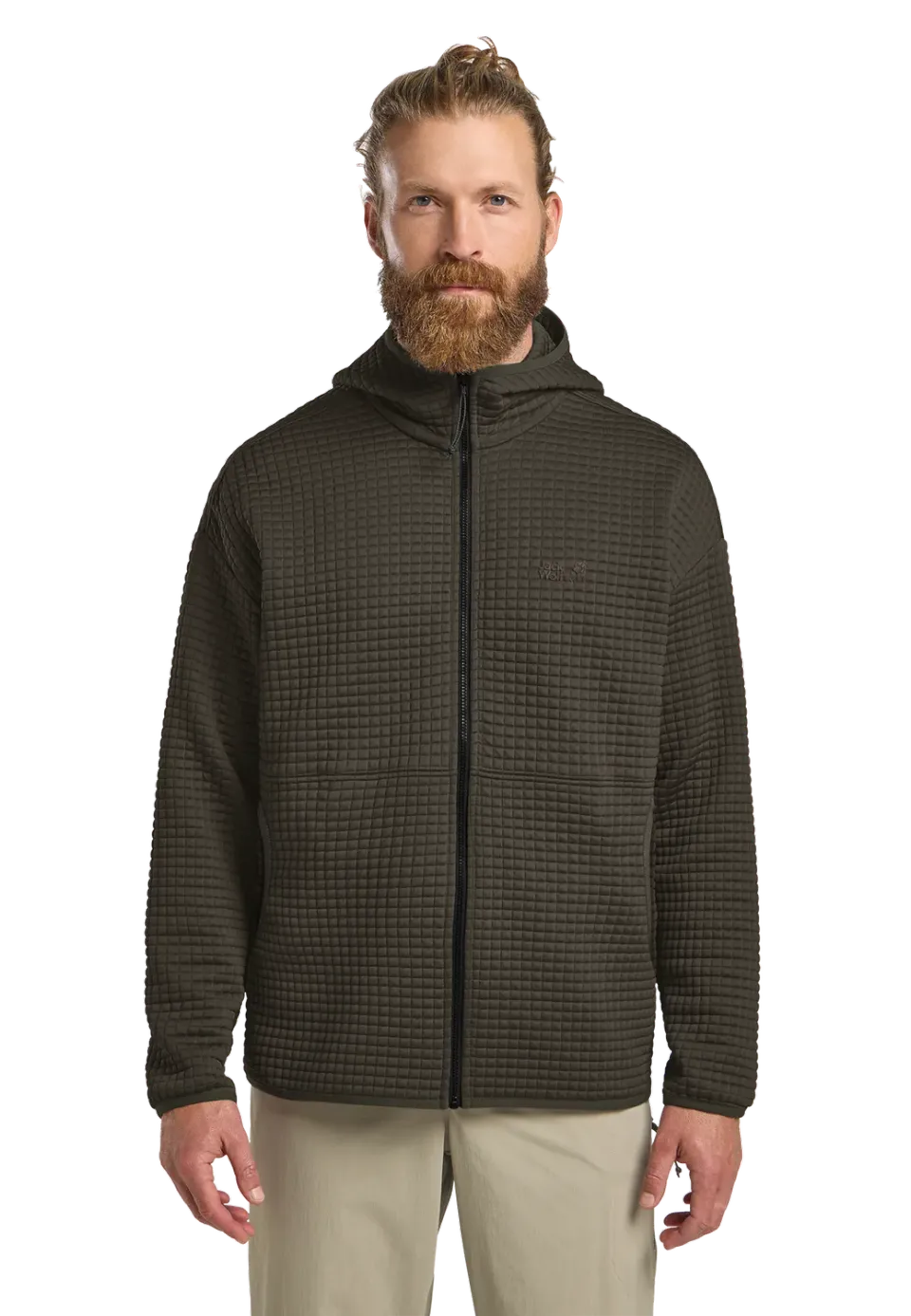 JACK WOLFSKIN MOGARI HOODED polaire homme zippée chaude