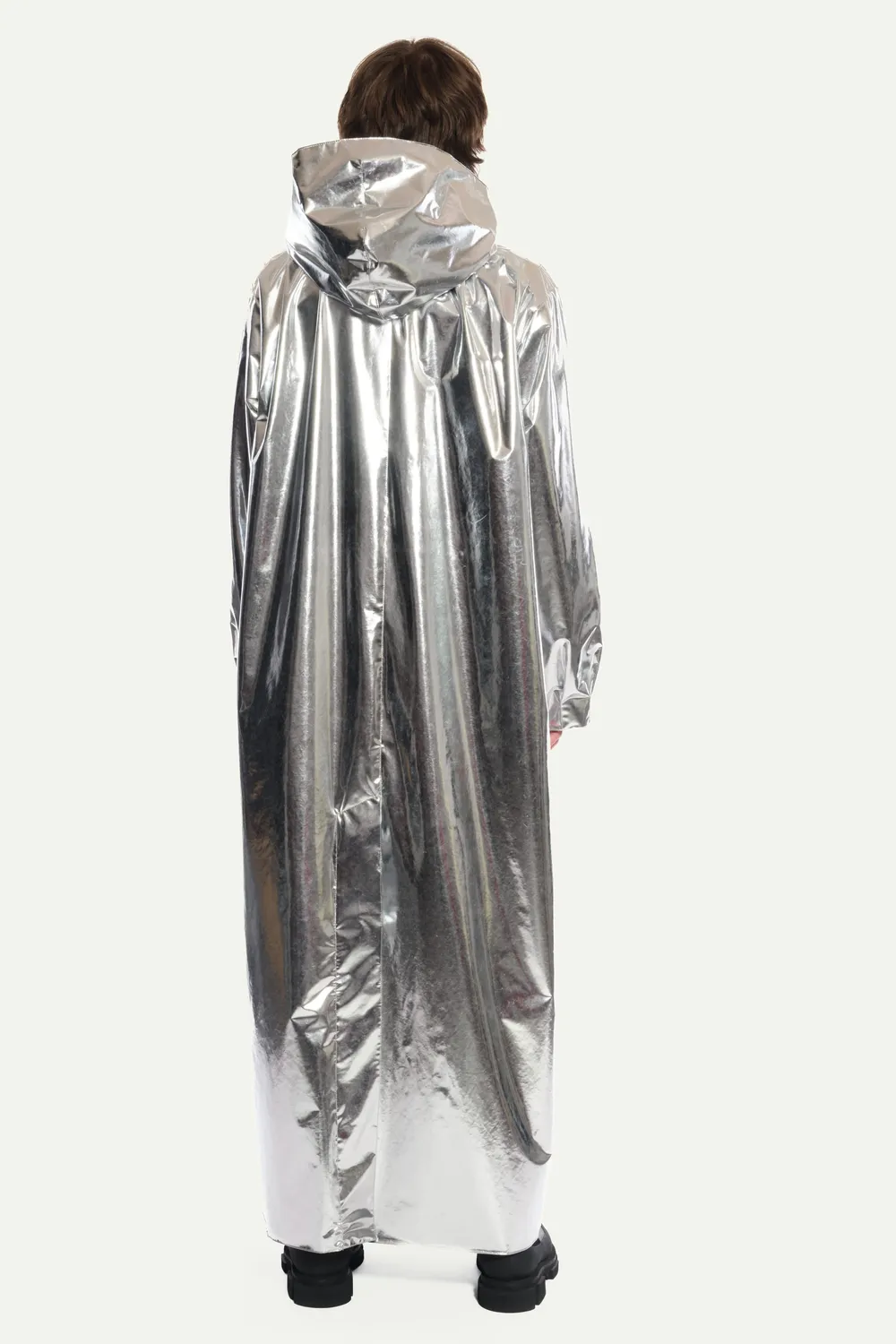 JEANNE FRIOT Silver Windbreaker coupe-vent argent