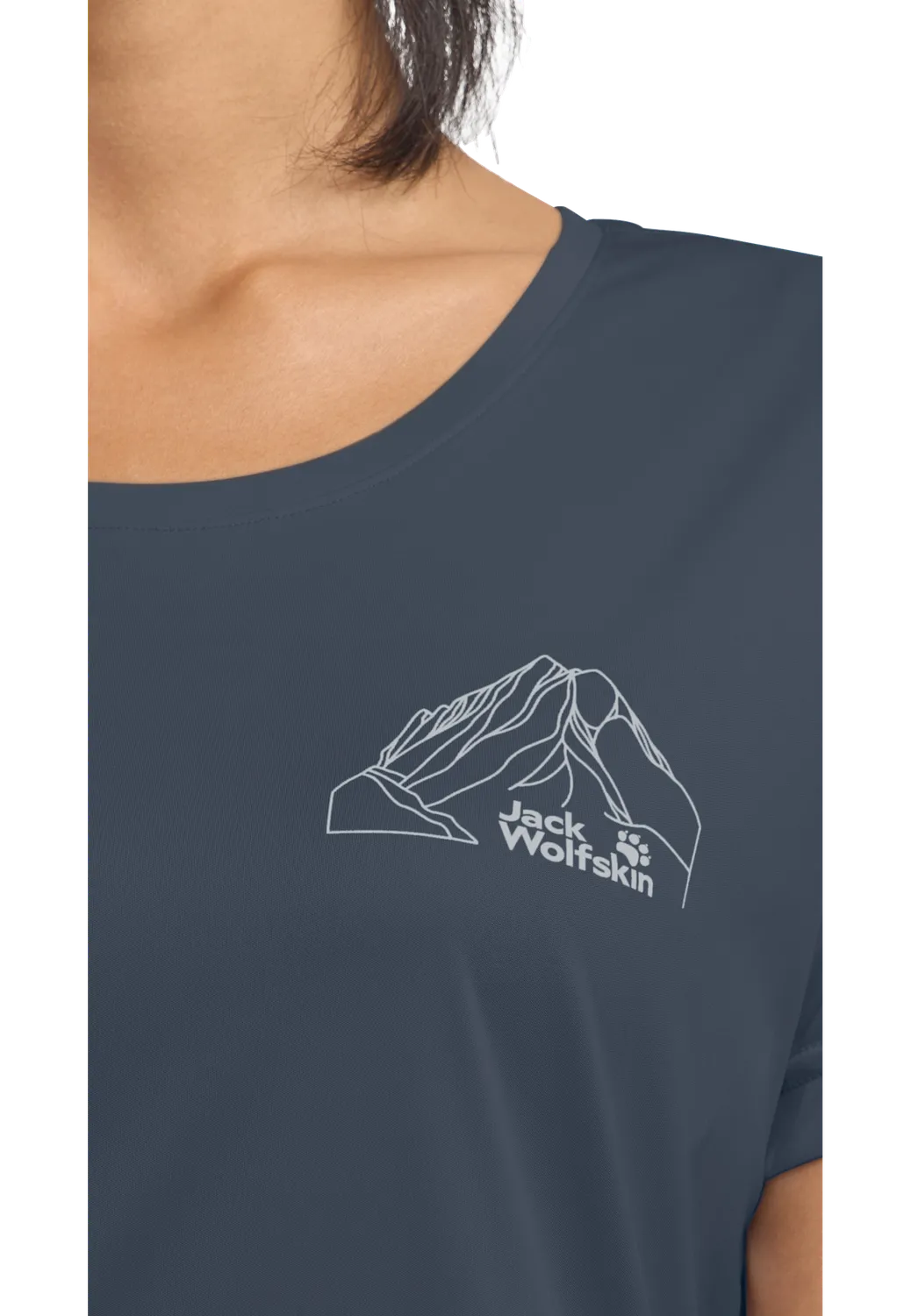 Jack Wolfskin Peak Graphic T t-shirt femme respirant