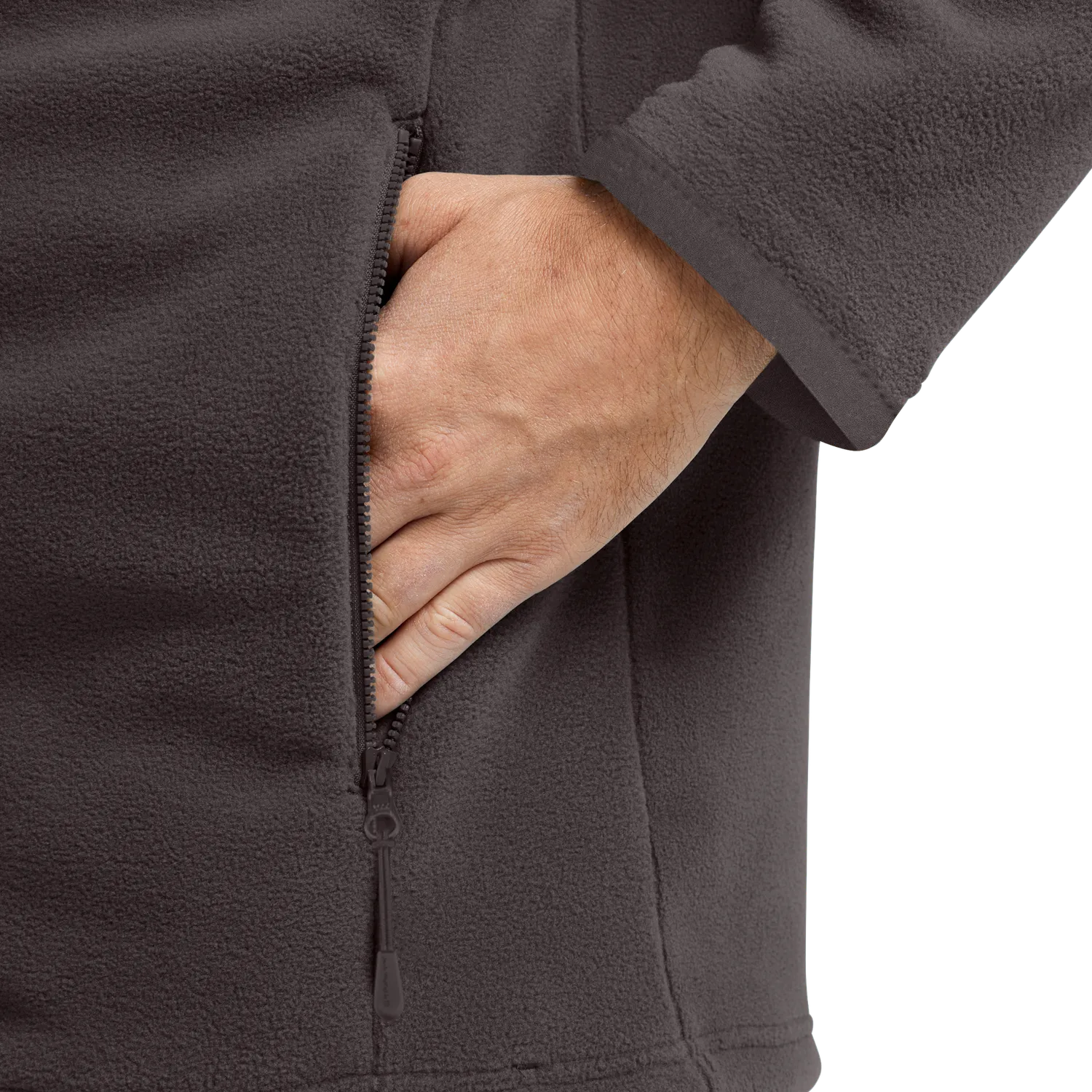 Jack Wolfskin Wild Rebel 200 pull polaire homme col zippé chaud