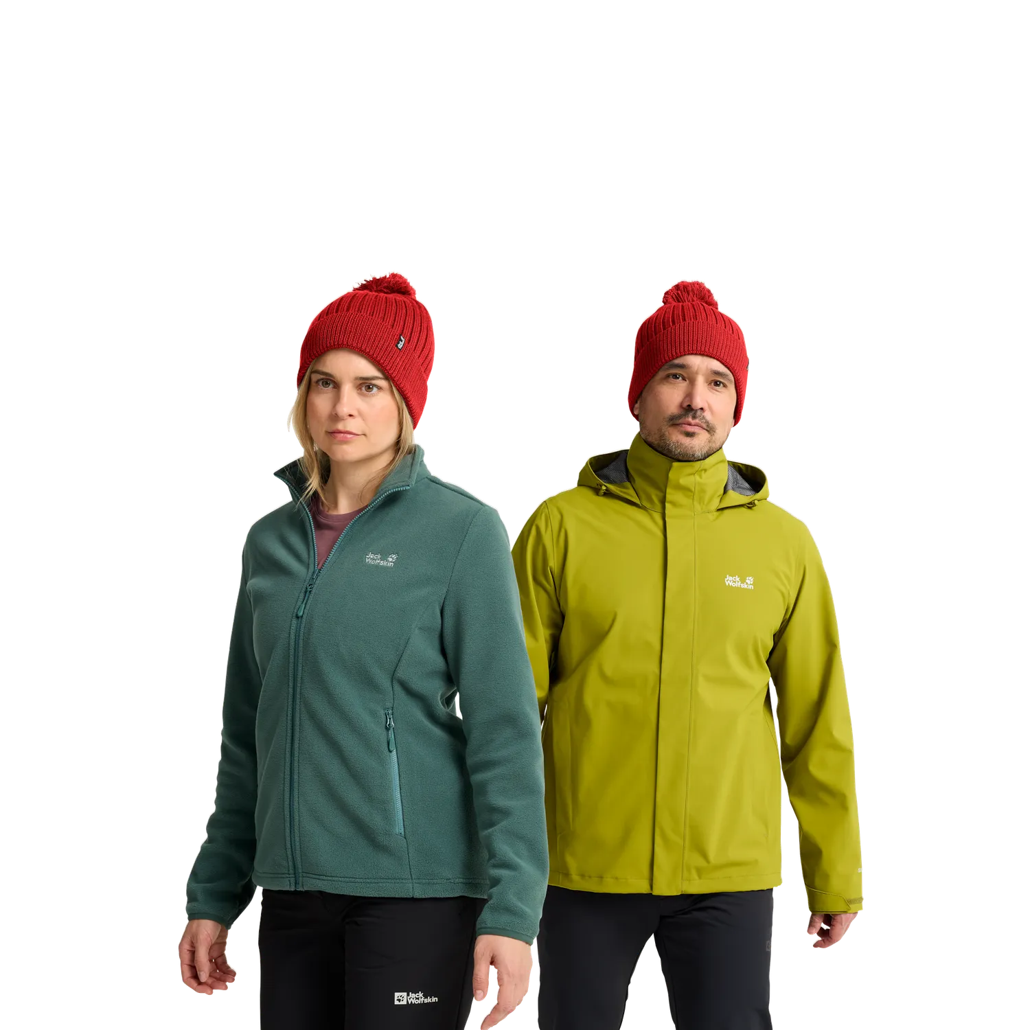Jack Wolfskin Pom Pom Beanie bonnet laine coupe-vent