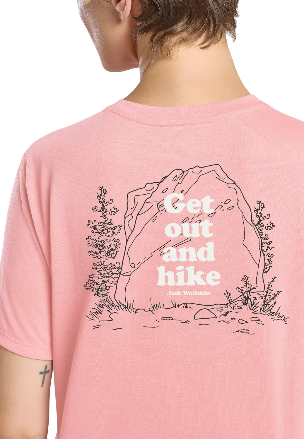 Jack Wolfskin Vonnan Graphic T t-shirt femme respirant
