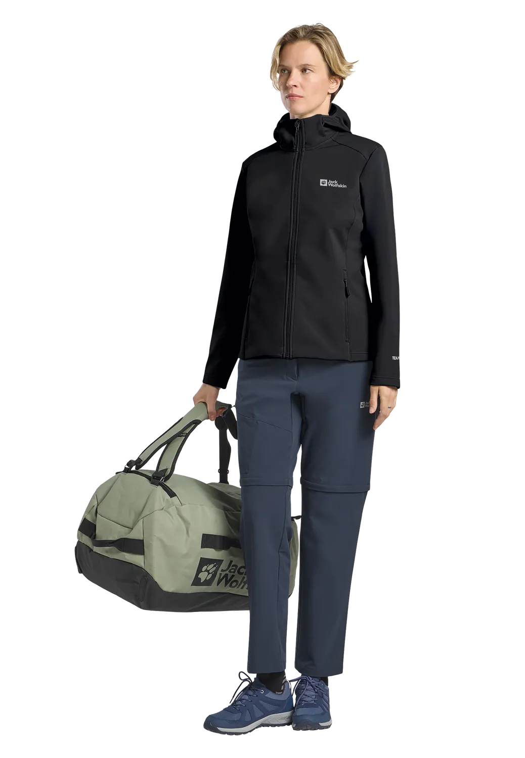 Jack Wolfskin Bornberg Hoody W veste femme taille M softshell