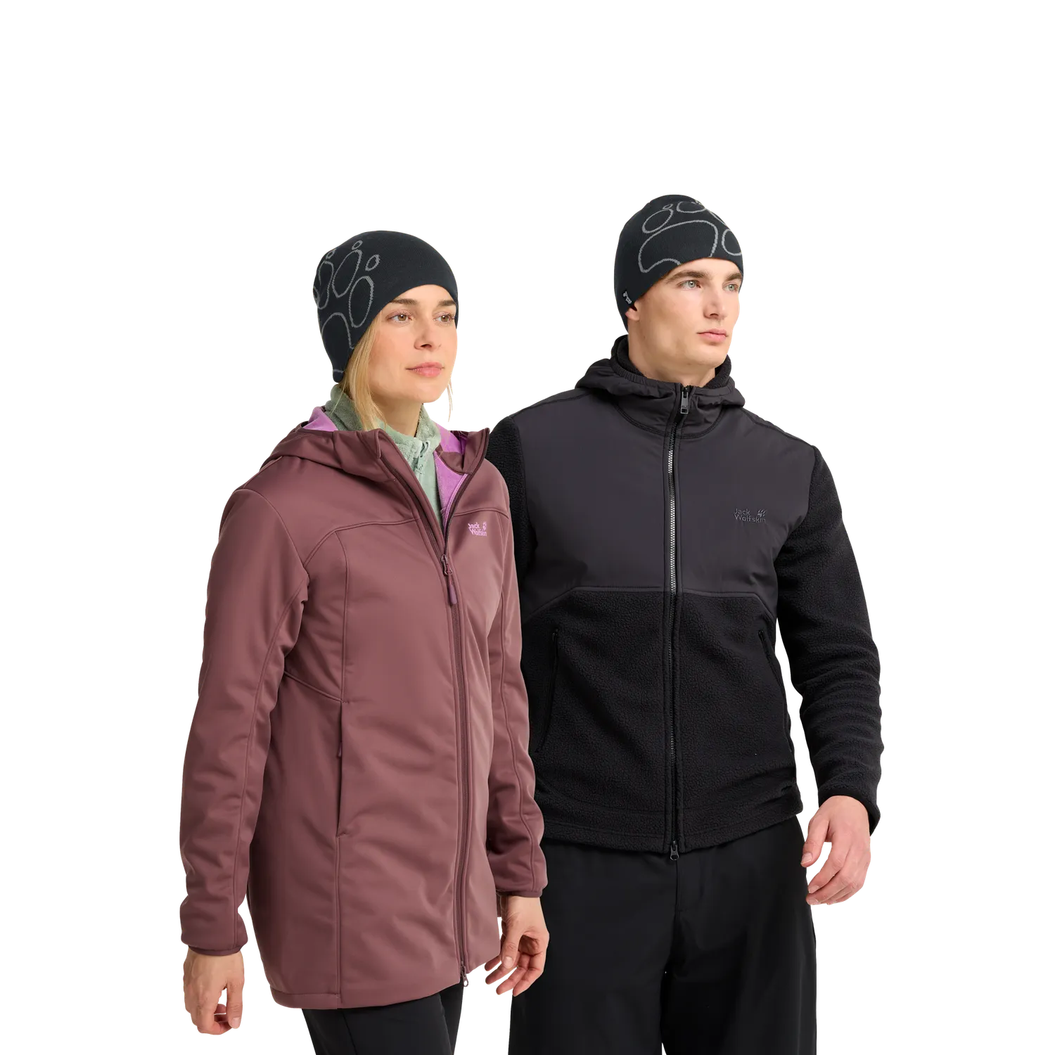 Jack Wolfskin Paw Beanie bonnet chaud unisexe patte