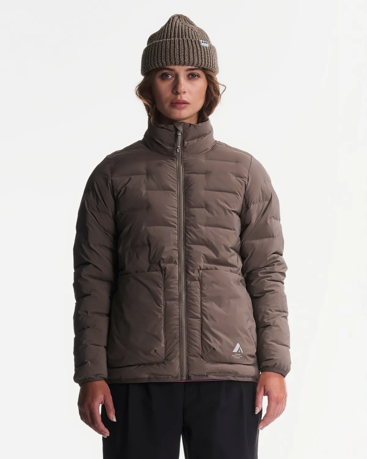 Orage Arctic doudoune noire hybride femme