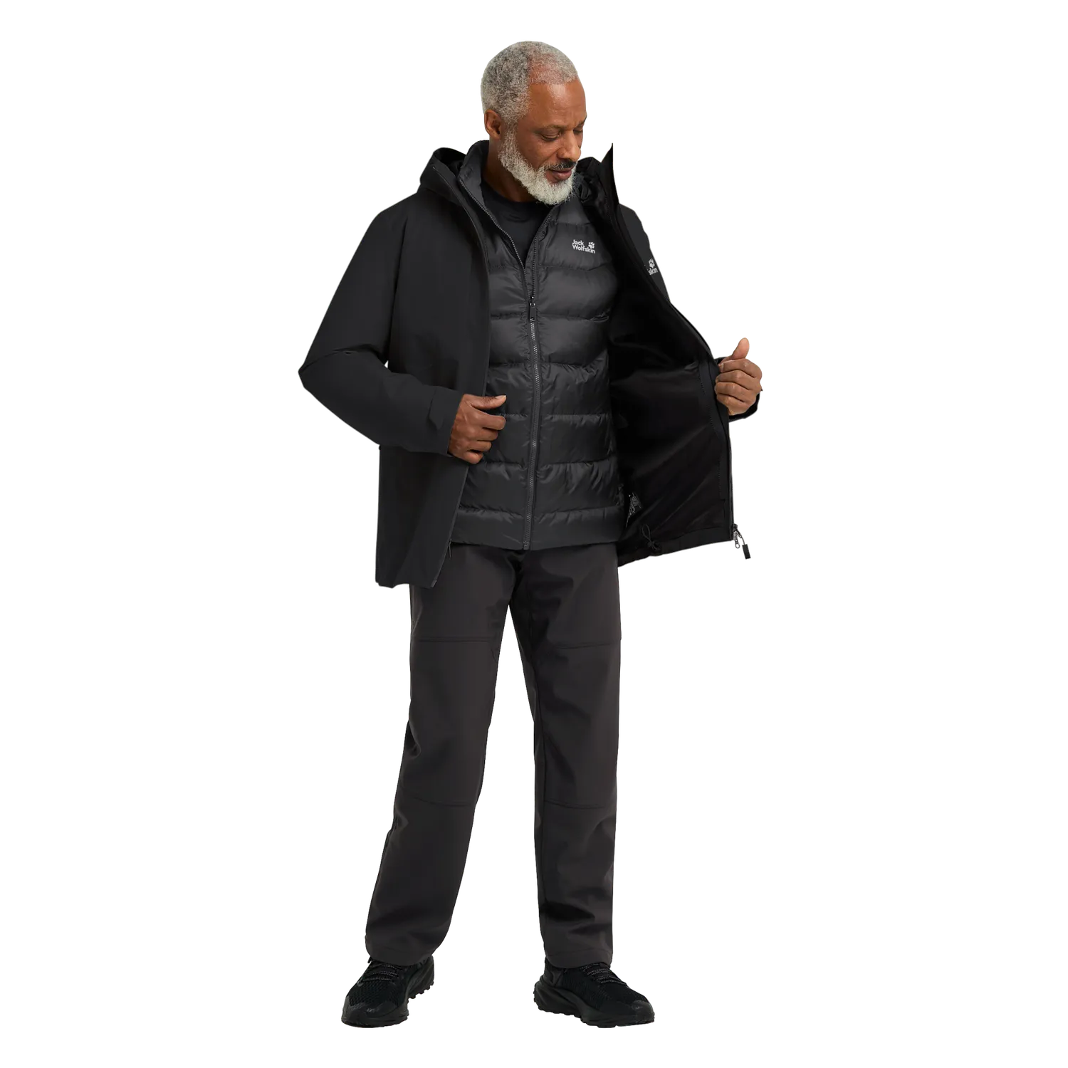 Jack Wolfskin Icecape 3in1 Down Jkt M veste 3-en-1 duvet