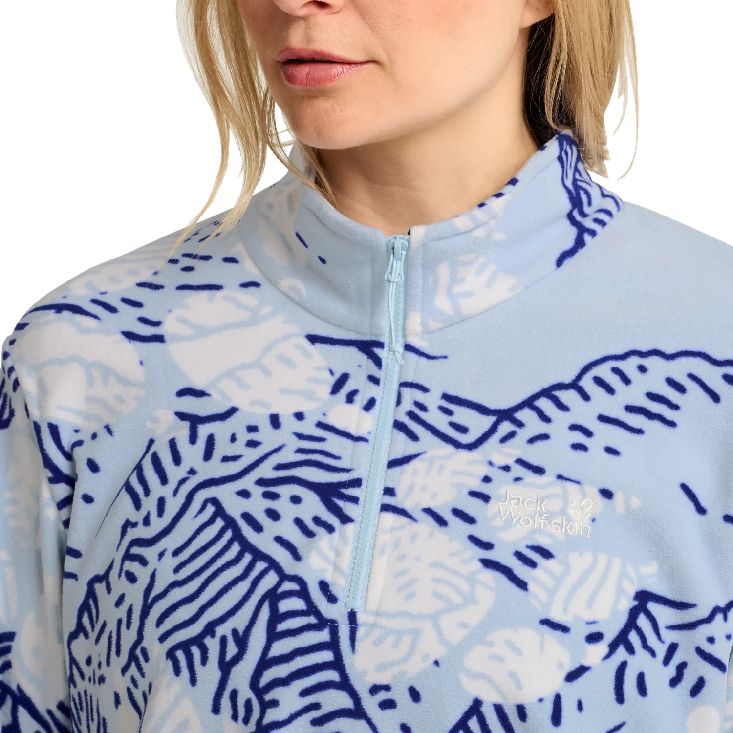 Jack Wolfskin Paw Era 100 Print HZ W polaire femme zippée