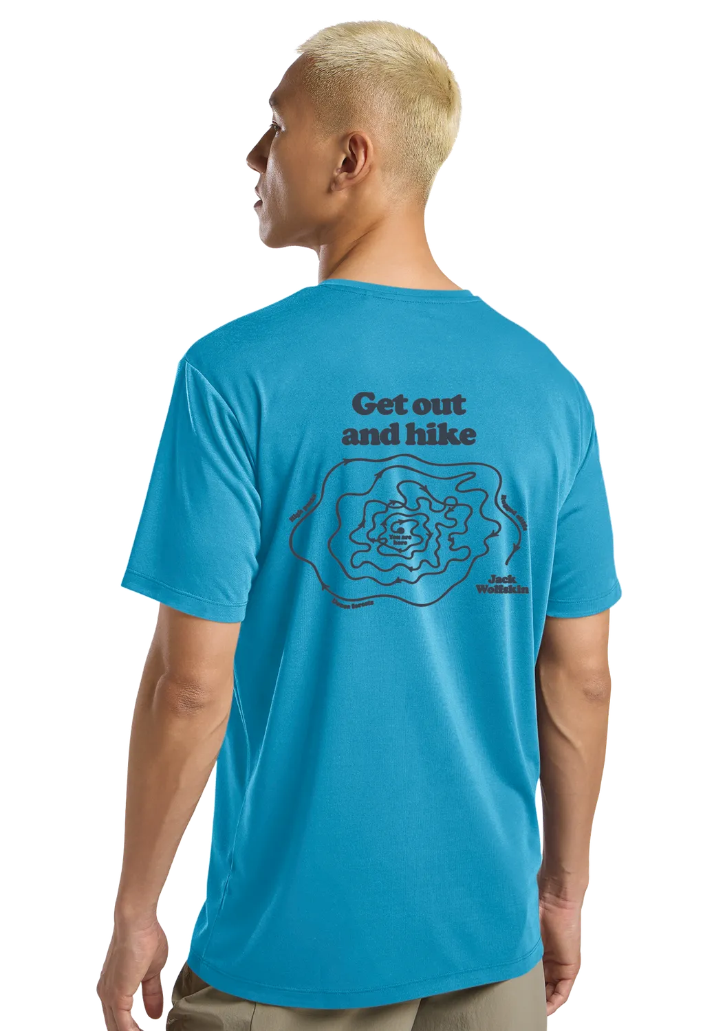 Jack Wolfskin Vonnan Graphic T M t-shirt homme coton