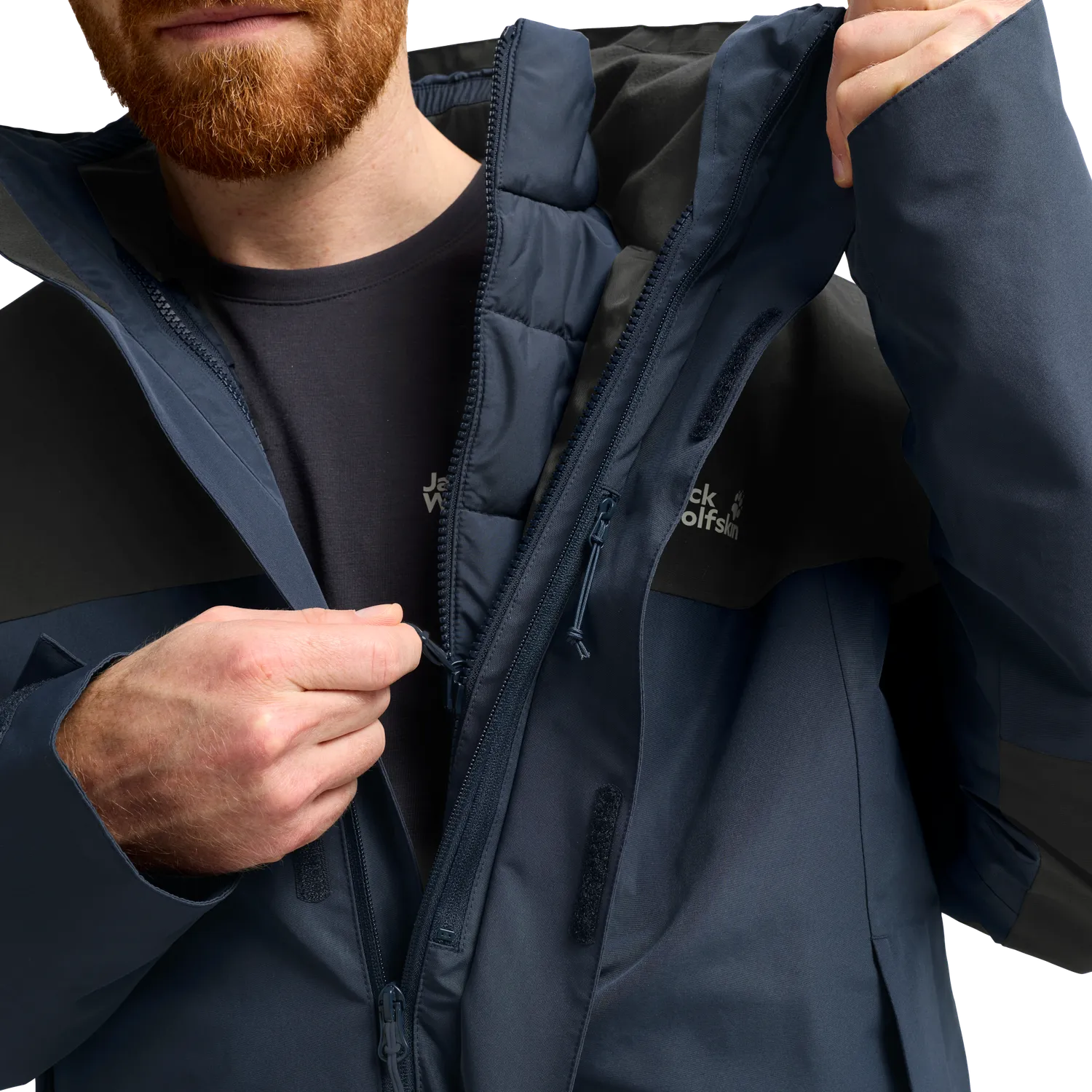 Jack Wolfskin Romberg 2 3in1 Jkt M veste 3-en-1 imperméable