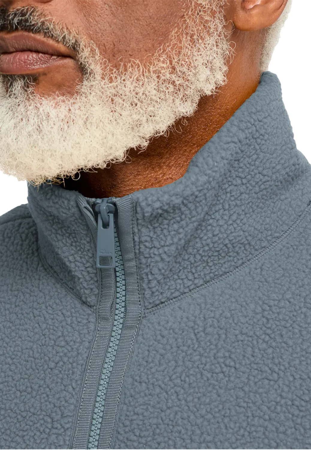 Jack Wolfskin Lite Curl FZ polaire homme col montant