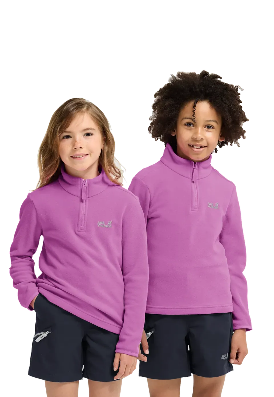 Jack Wolfskin Taunus 100 HZ K pull polaire enfant demi-zip