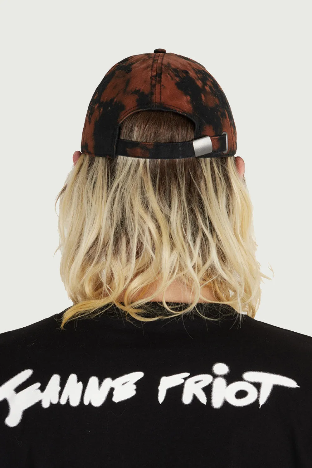 Jeanne Friot Washed casquette brodée délavée