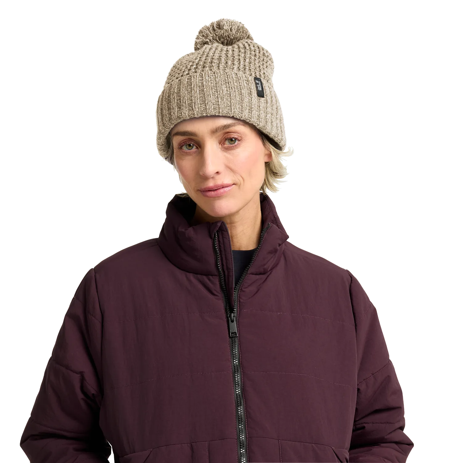 Jack Wolfskin Medley Knit Beanie W bonnet pompon doublé