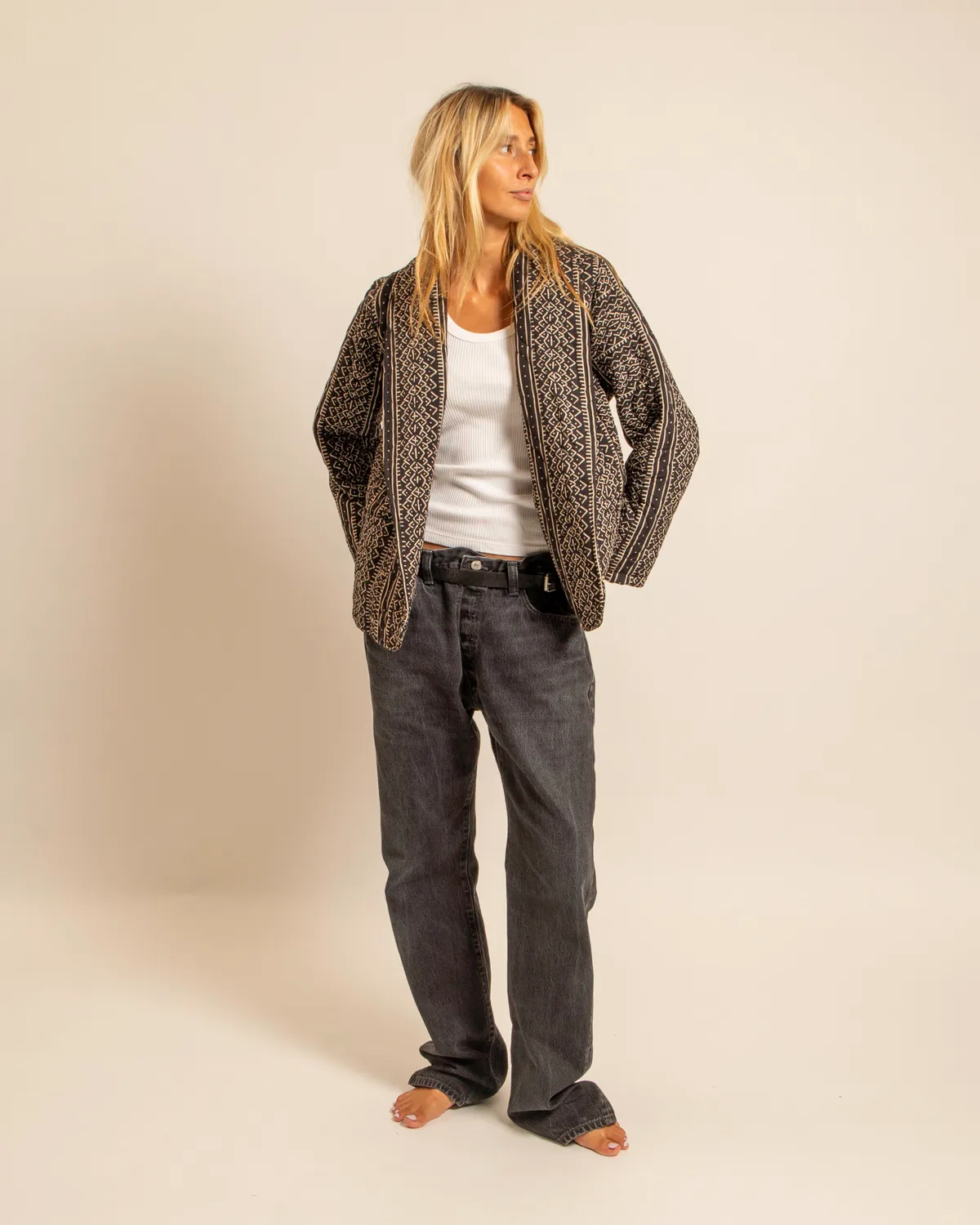 Aokyanos Cuba Mendoza blazer viscose imprimé