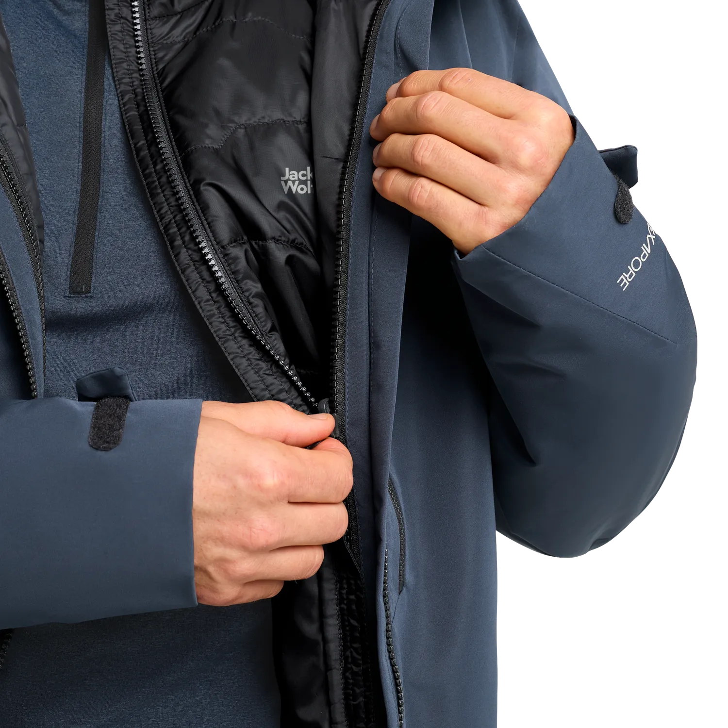 Jack Wolfskin Flowline 3in1 JKT M veste ski imperméable